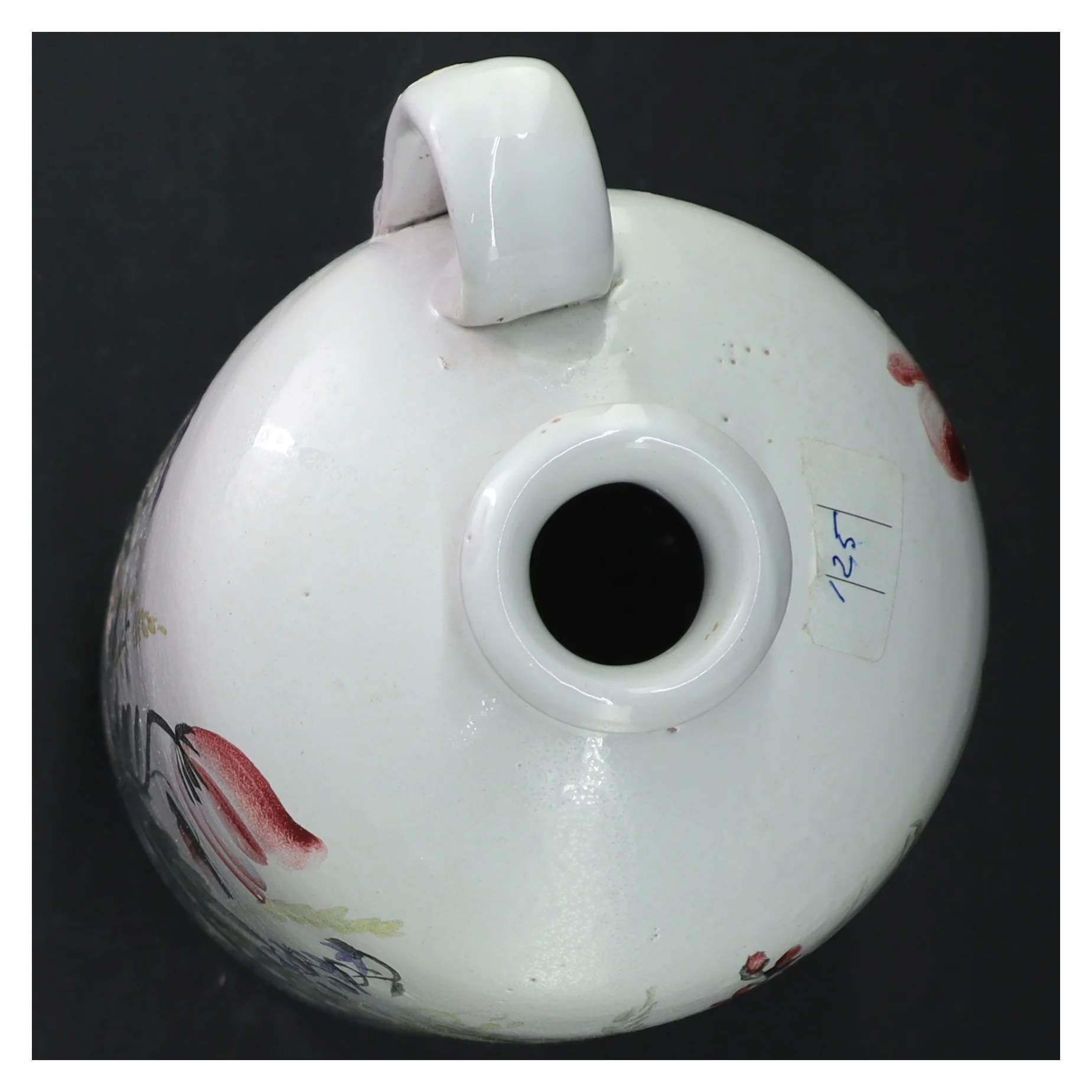 Håndmalet keramik kande (str. 25 cm)