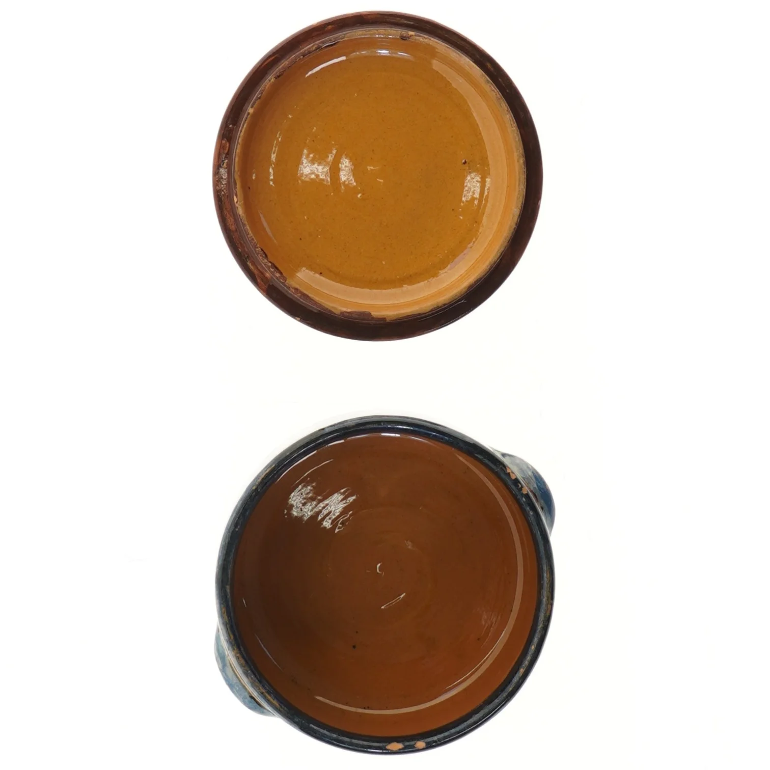 Lille keramisk krukke med låg (str. Ø 13 cm)