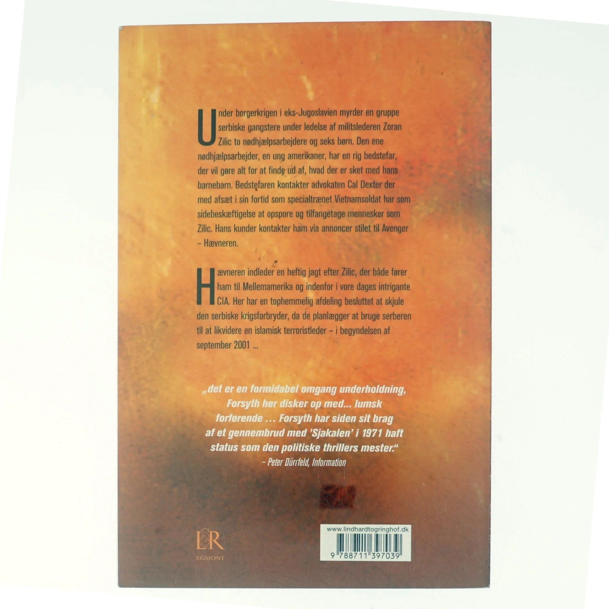 Hævneren : roman af Frederick Forsyth (Bog)