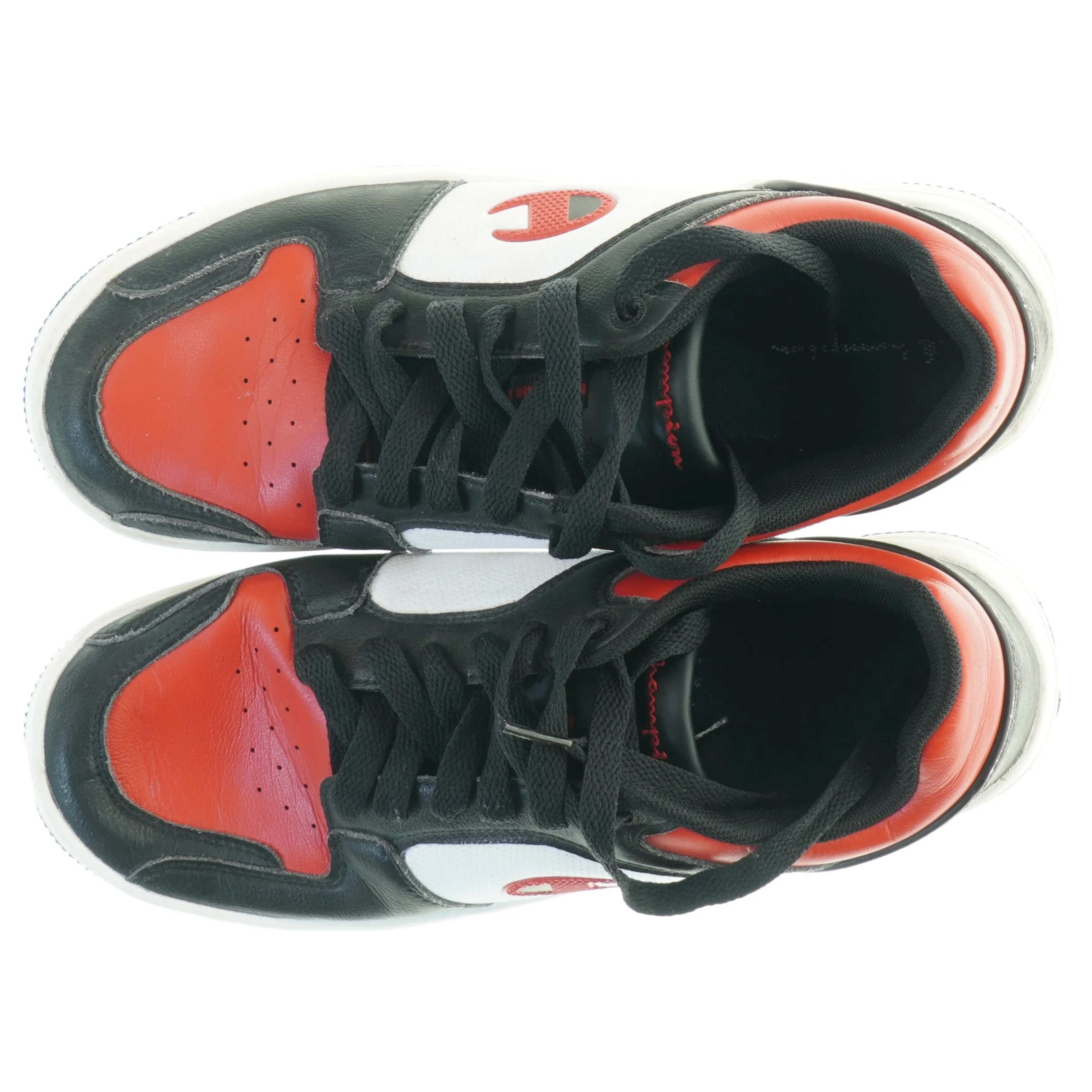 Sneakers i sort, hvid og rød fra Champion (str. 42)