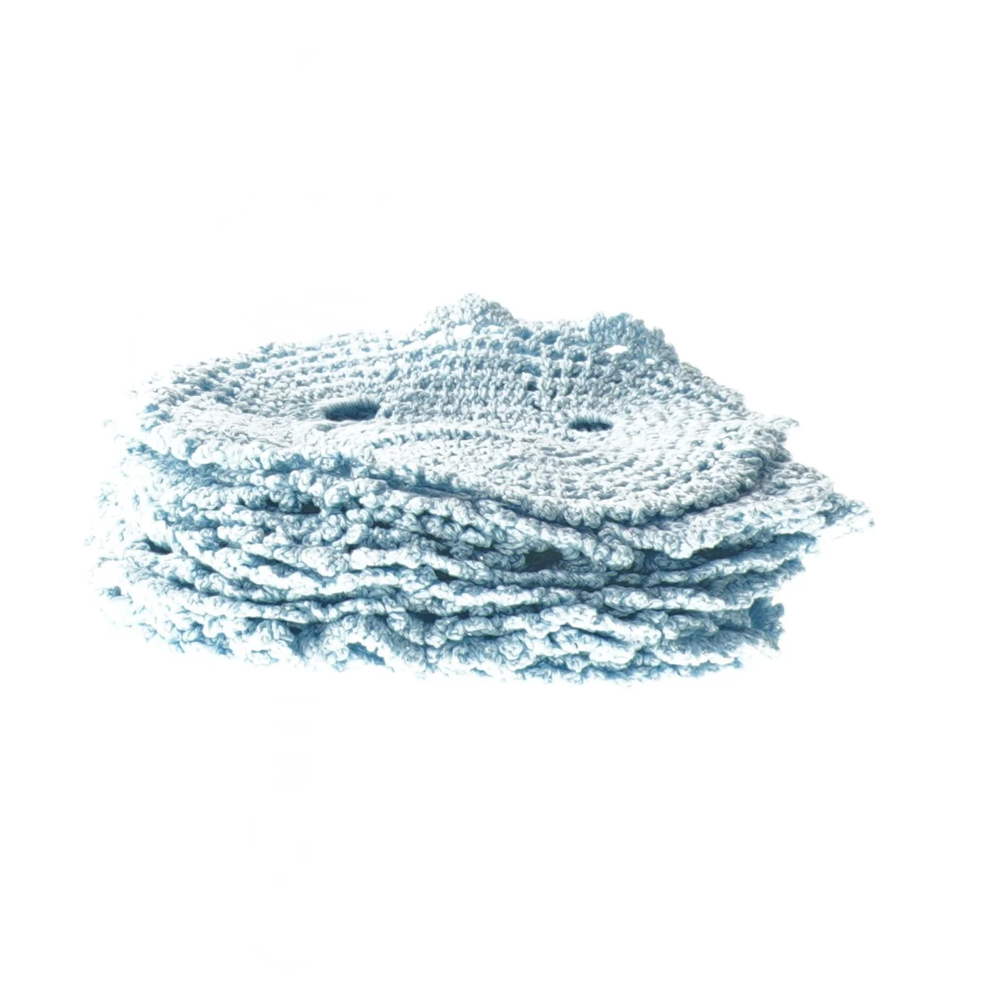 Hæklet bordskånere sæt (str. 14x14 cm)