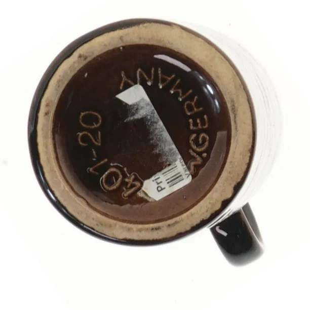 Keramik vase med håndtag (str. 20 cm)