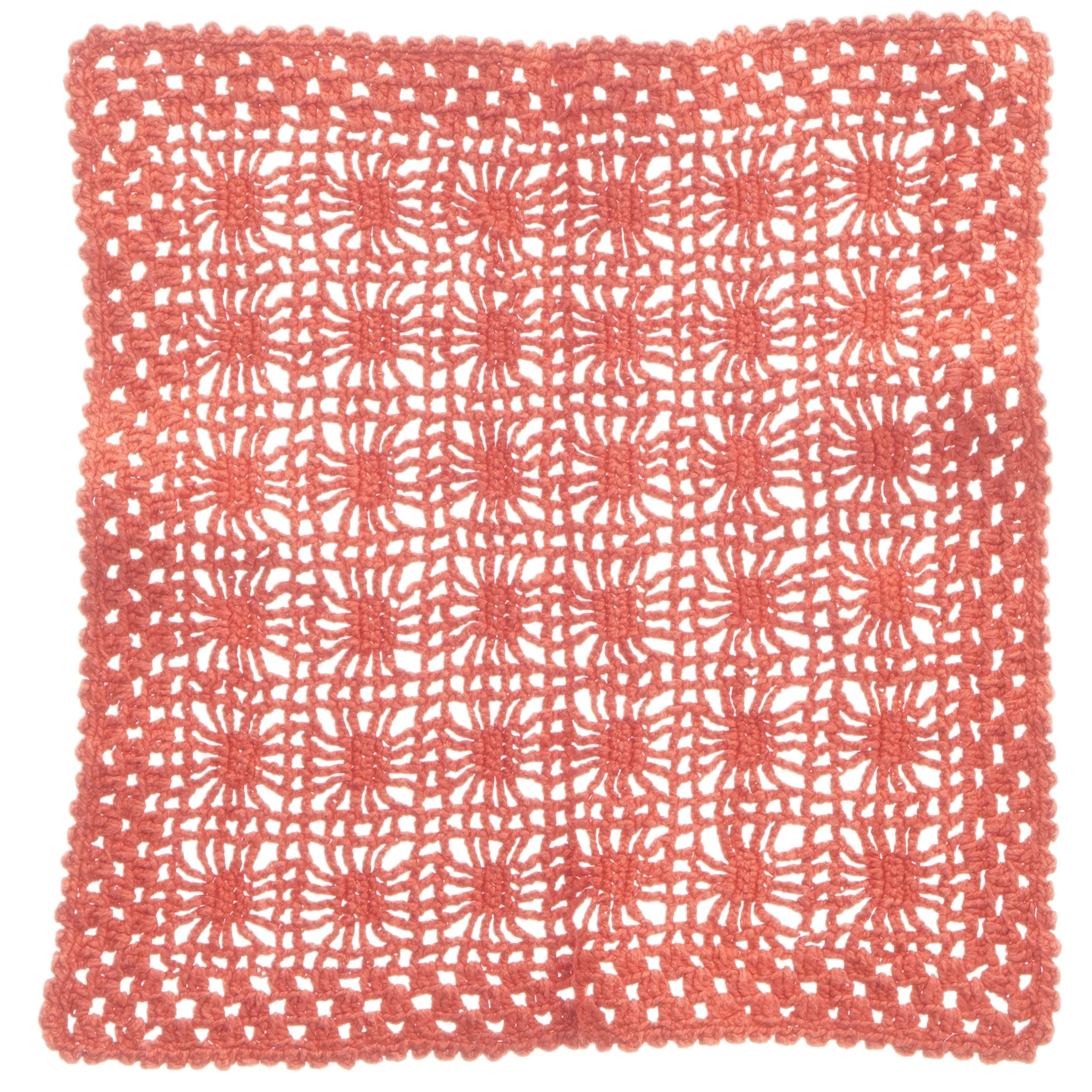 Hæklet dækkeservietter (str. 29x29 cm)