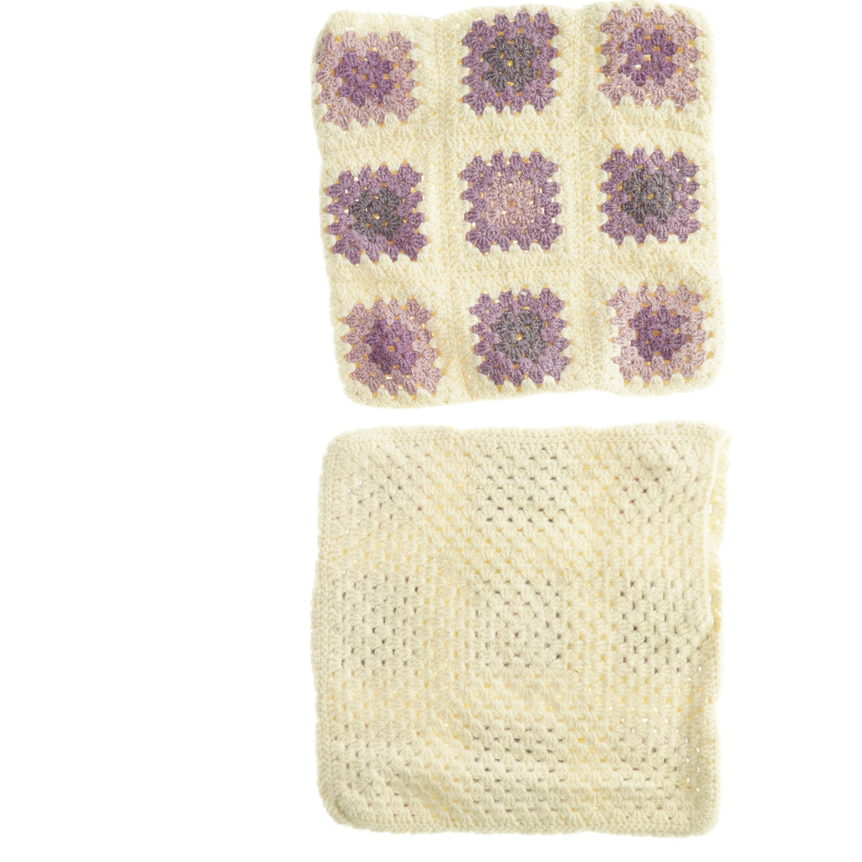 Håndlavet hæklede pudebetræk (str. 36 x 36 cm)