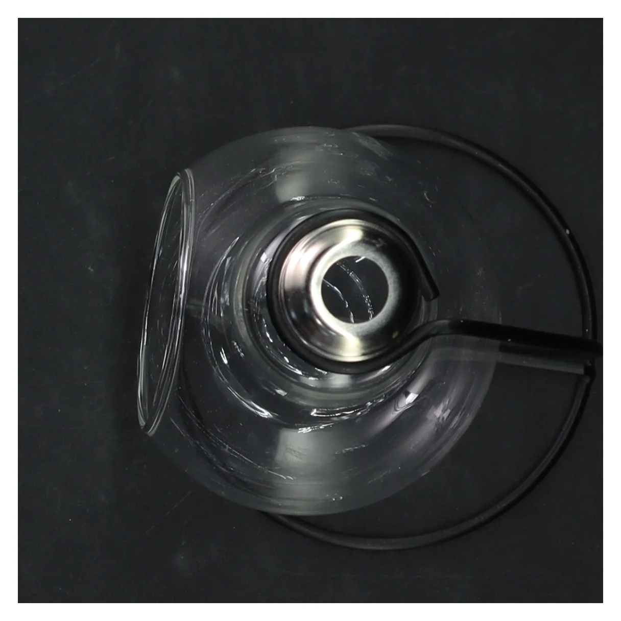 Lille Pæreformet glaskrukke (str. 17x10 cm)