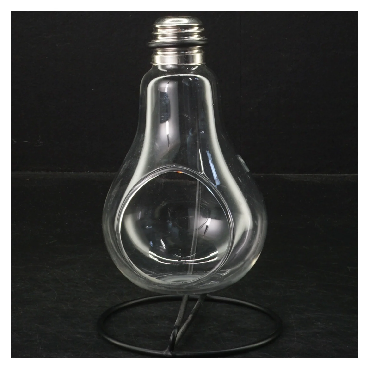 Lille Pæreformet glaskrukke (str. 17x10 cm)