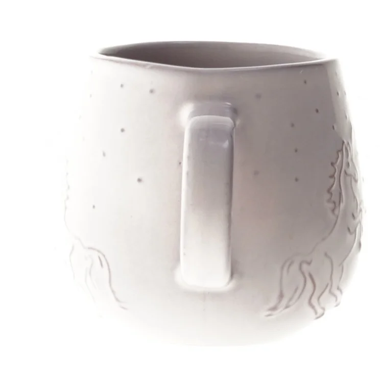 Keramikkrus med enhjørningmotiv (str. 8x9 cm)