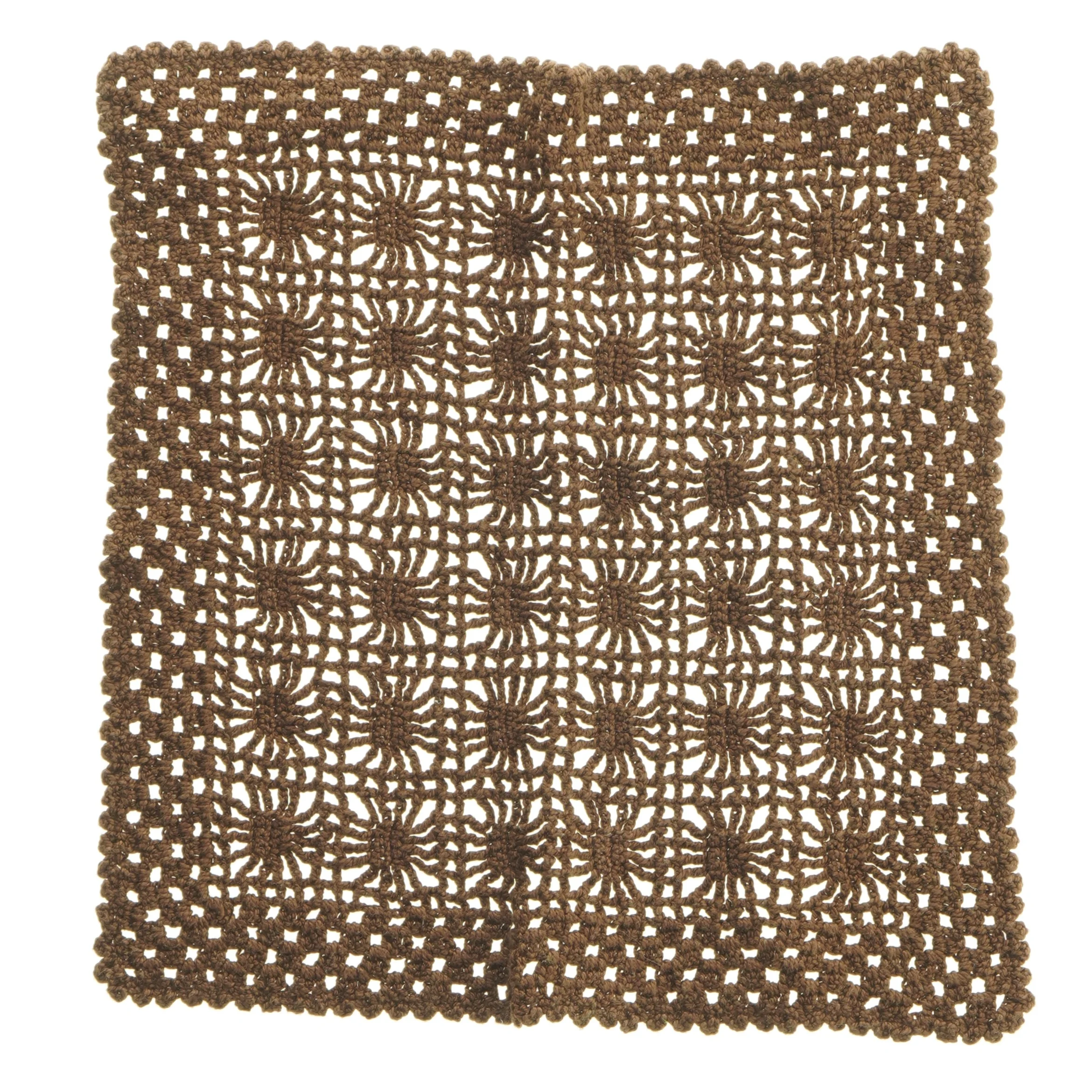 Brune strikkede klude (str. 28x29 cm)