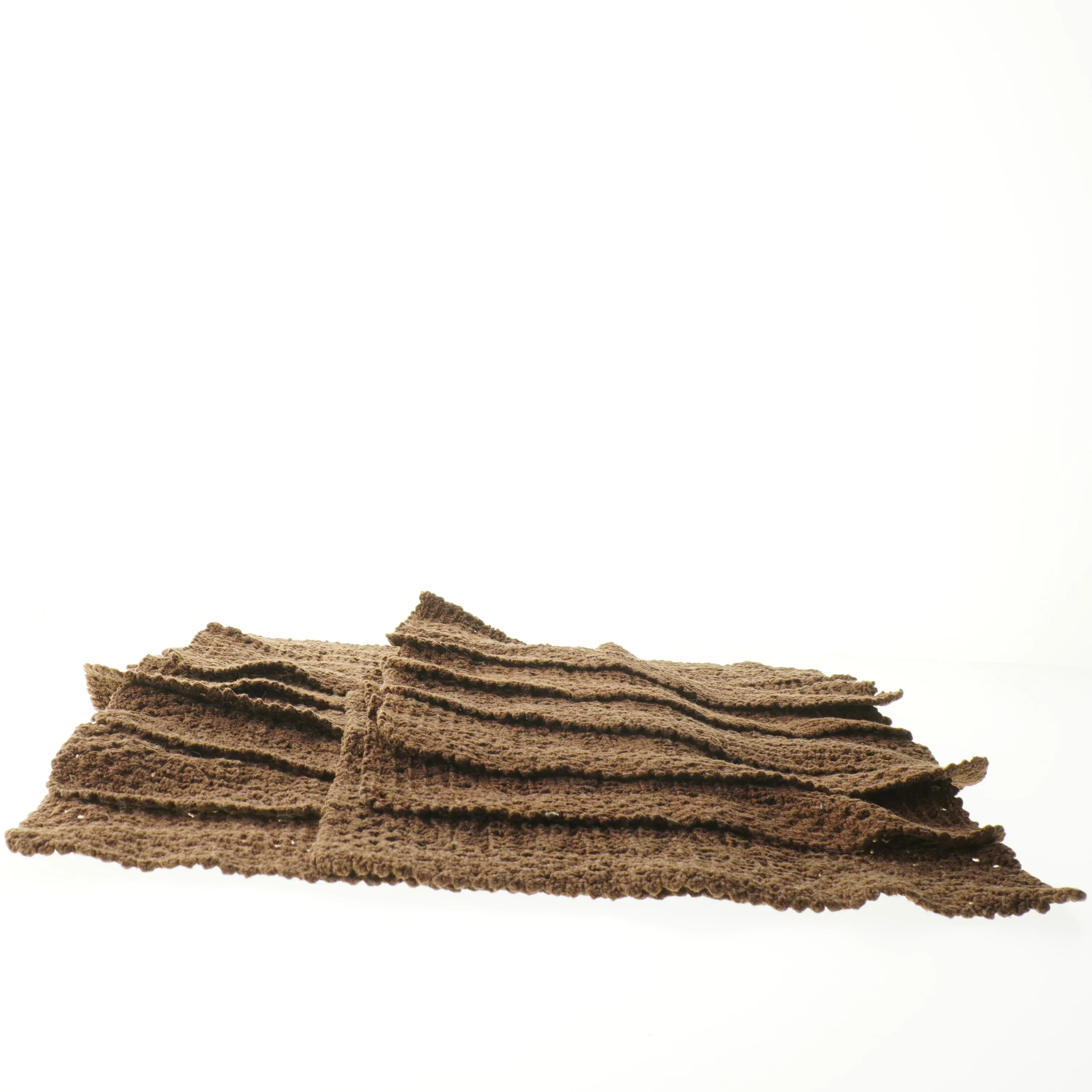 Brune strikkede klude (str. 28x29 cm)