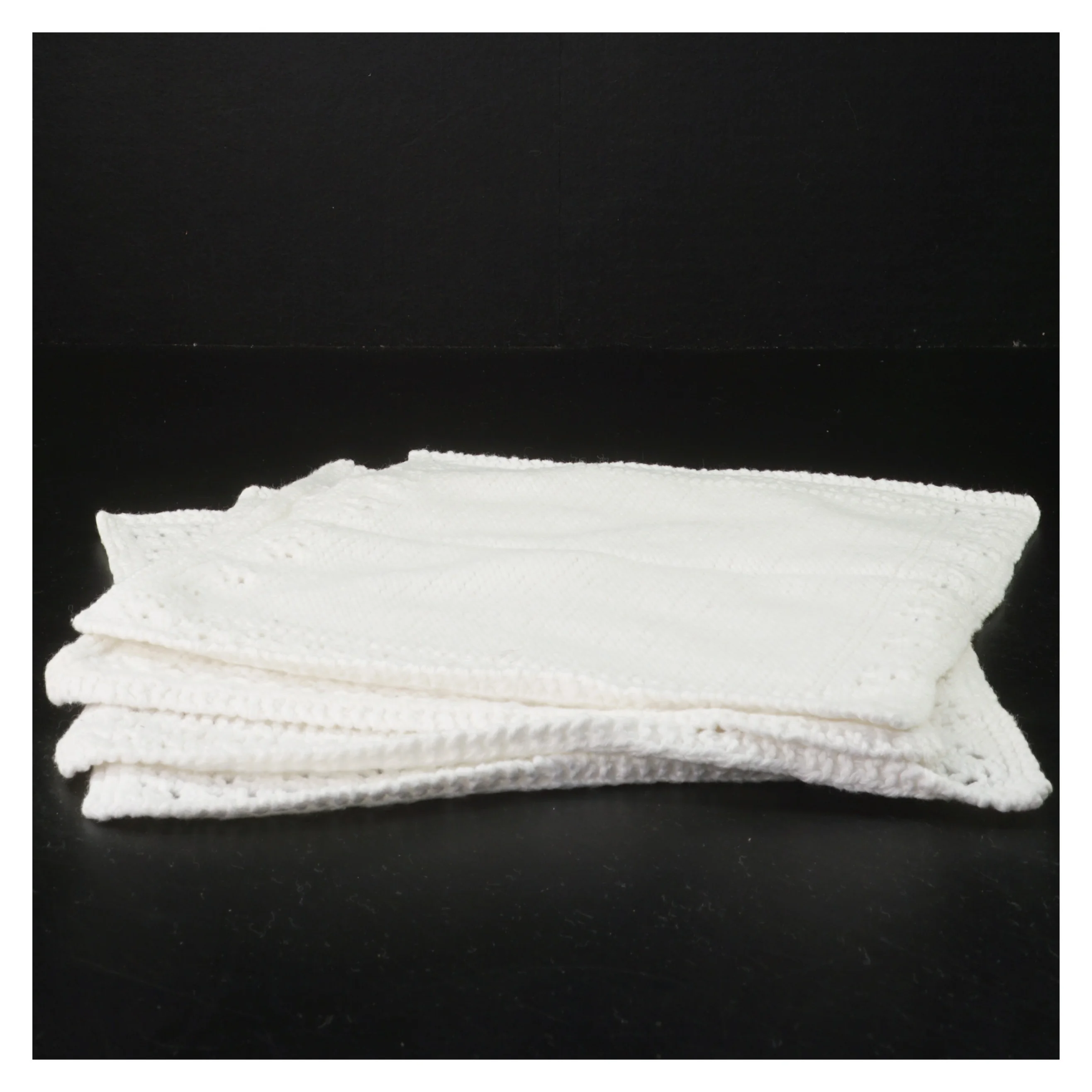 Strikkede servietter (str. 4 styk, 27x24 cm)