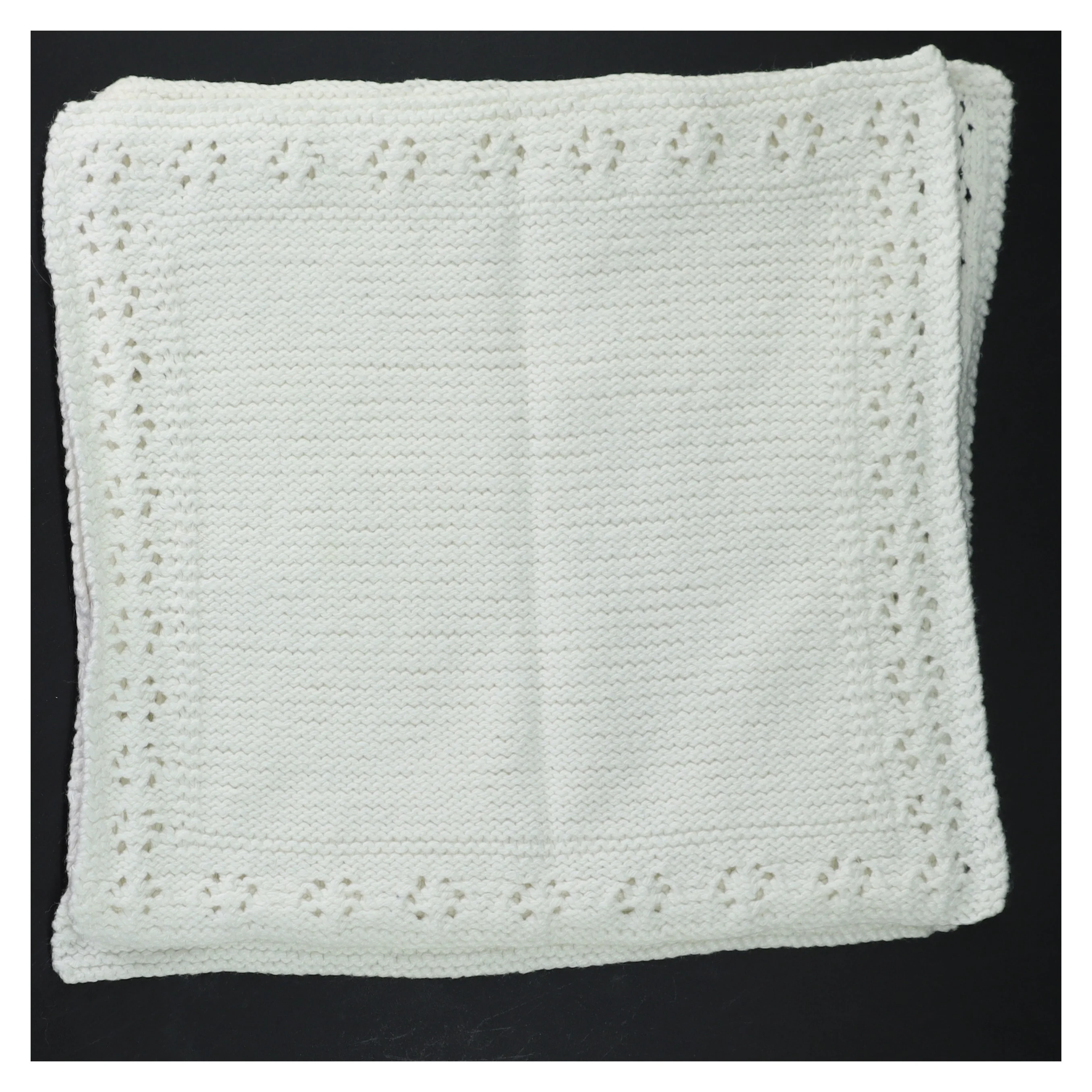 Strikkede servietter (str. 4 styk, 27x24 cm)