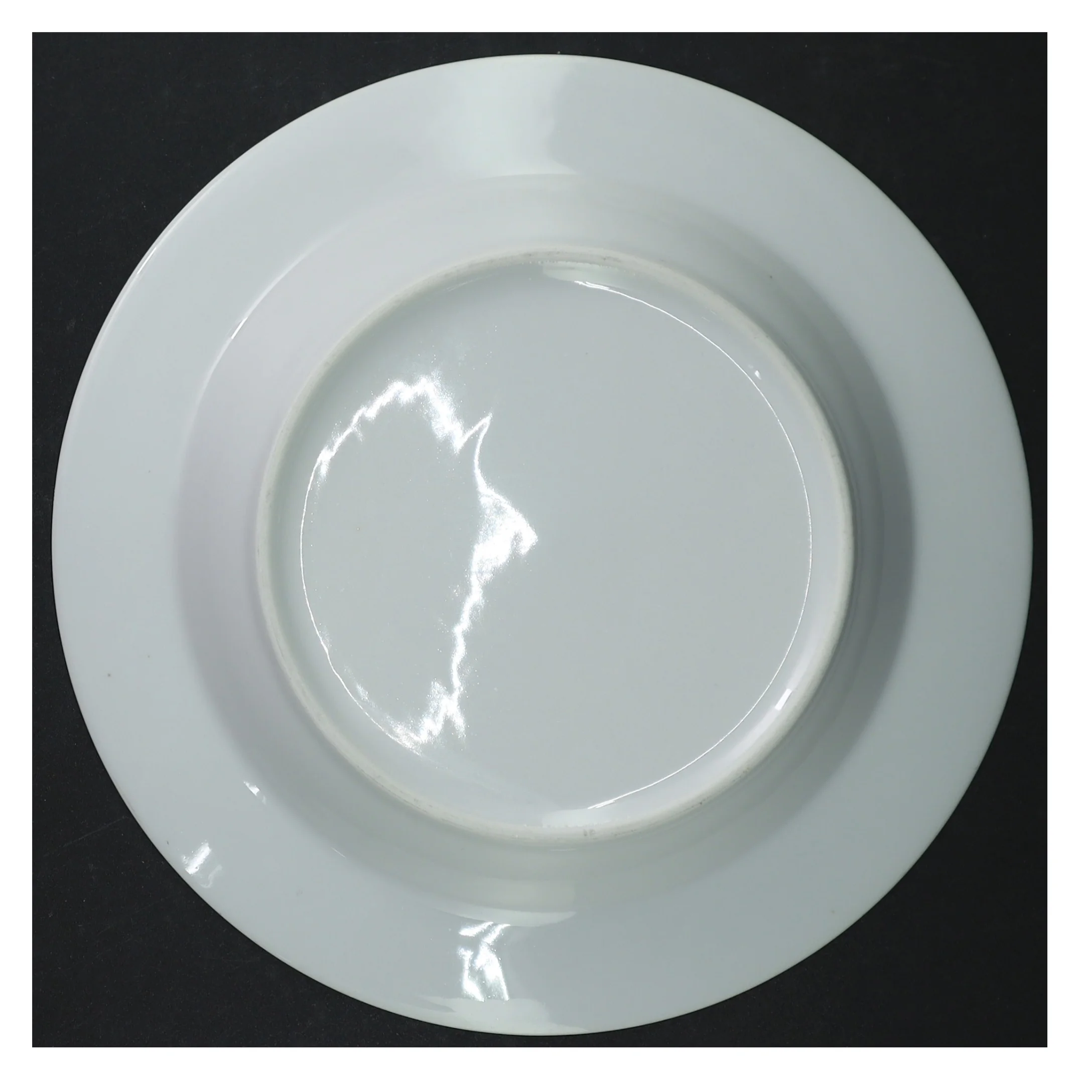 Hvide porcelænstallerkener (str. 22 cm)