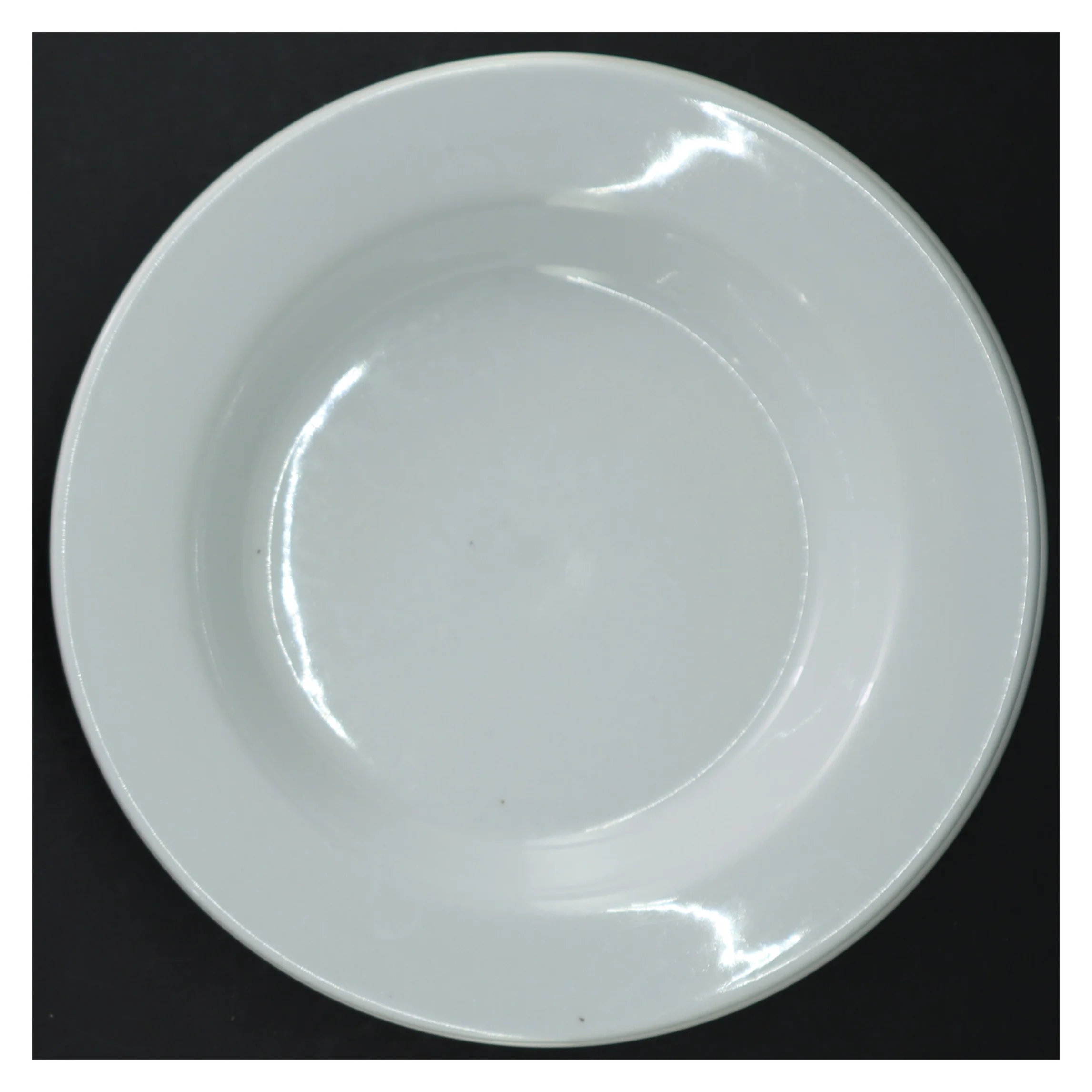 Hvide porcelænstallerkener (str. 22 cm)