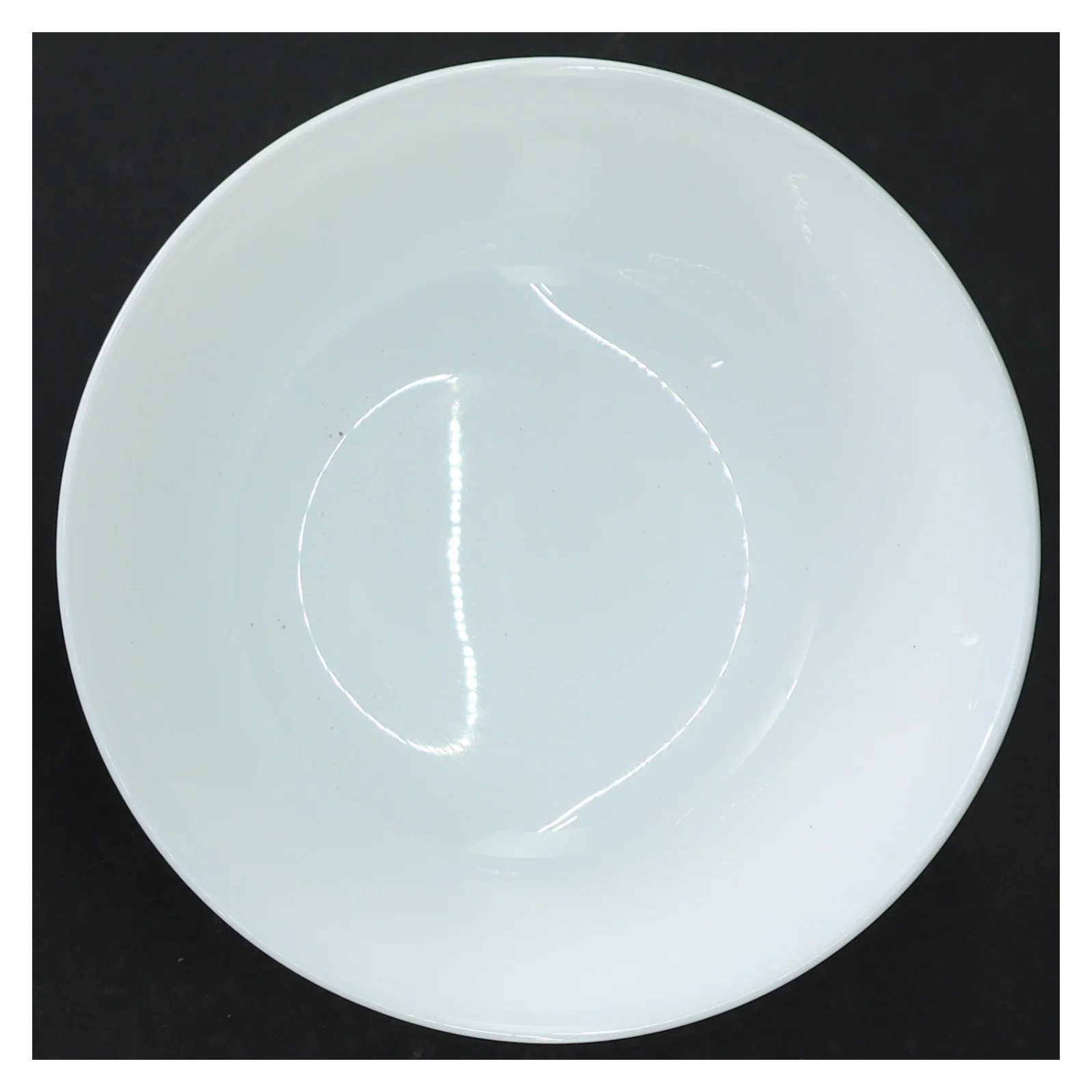 Hvide keramiktallerkener (5 stk) (str. 15 cm)