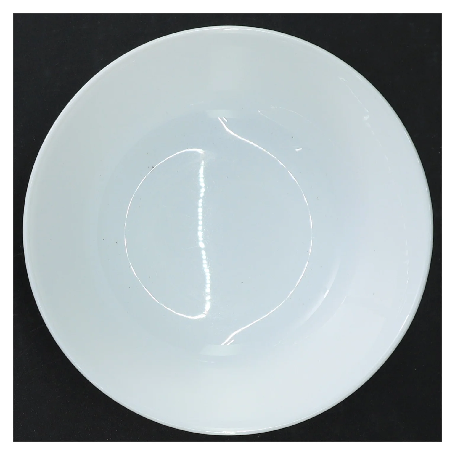 Hvide keramiktallerkener (5 stk) (str. 15 cm)