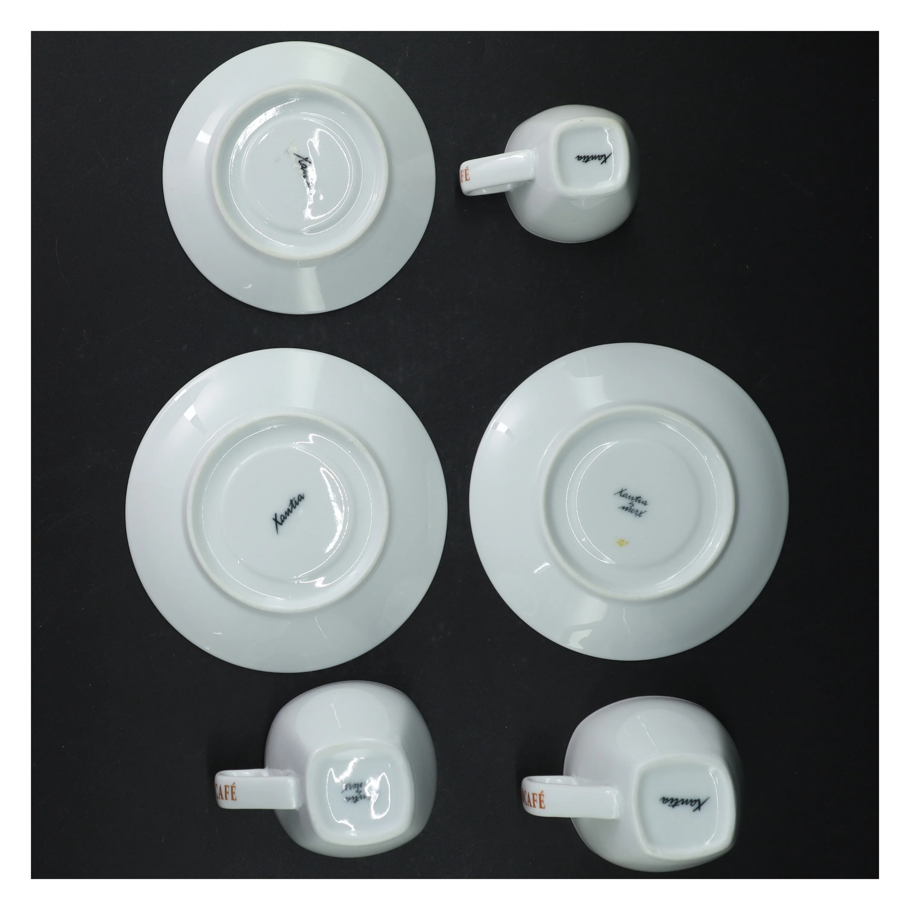 Kaffekopper (2 stk) og espressokop fra Xantia