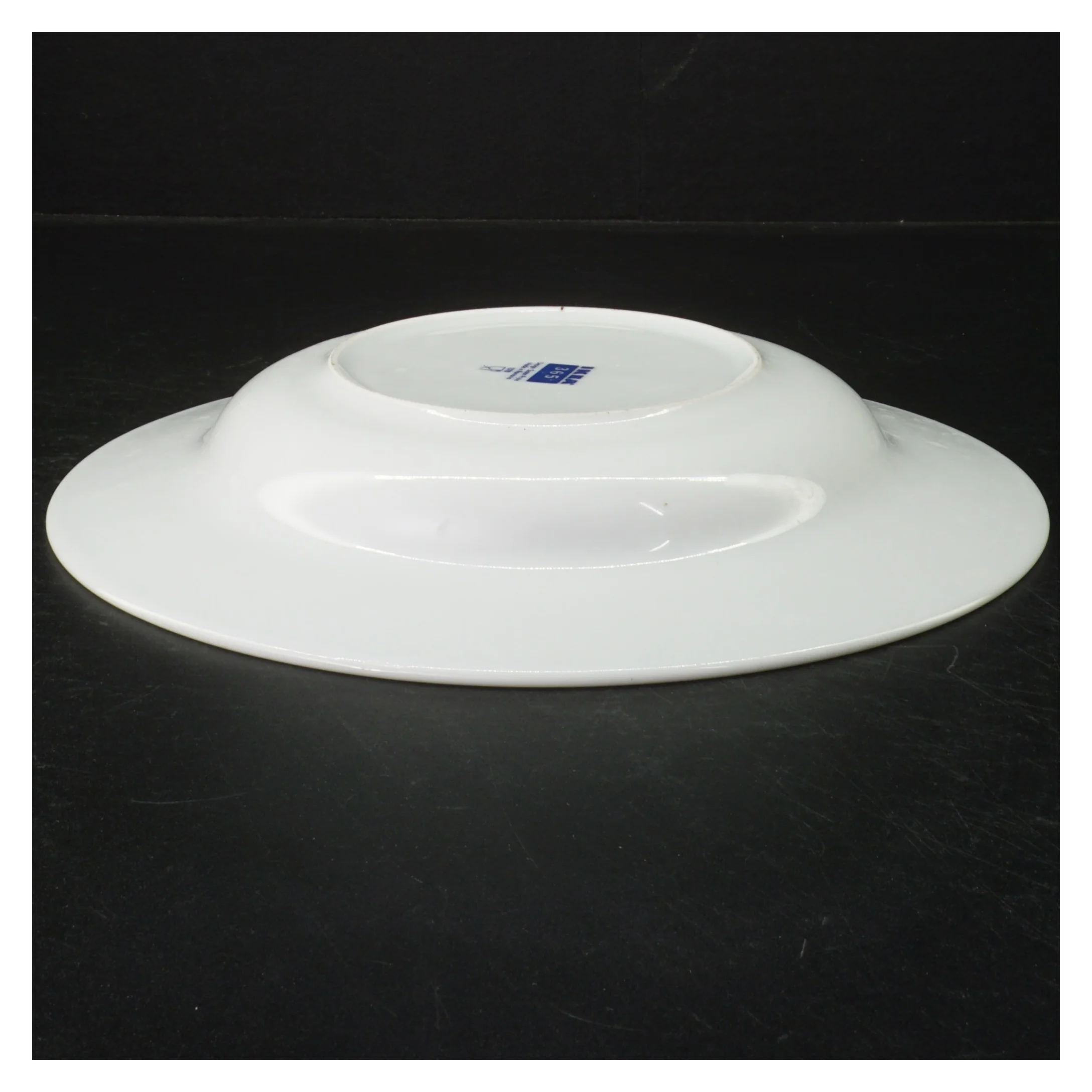 Hvide porcelænstallerkener (3 stk) fra IKEA (str. 25,5 cm)