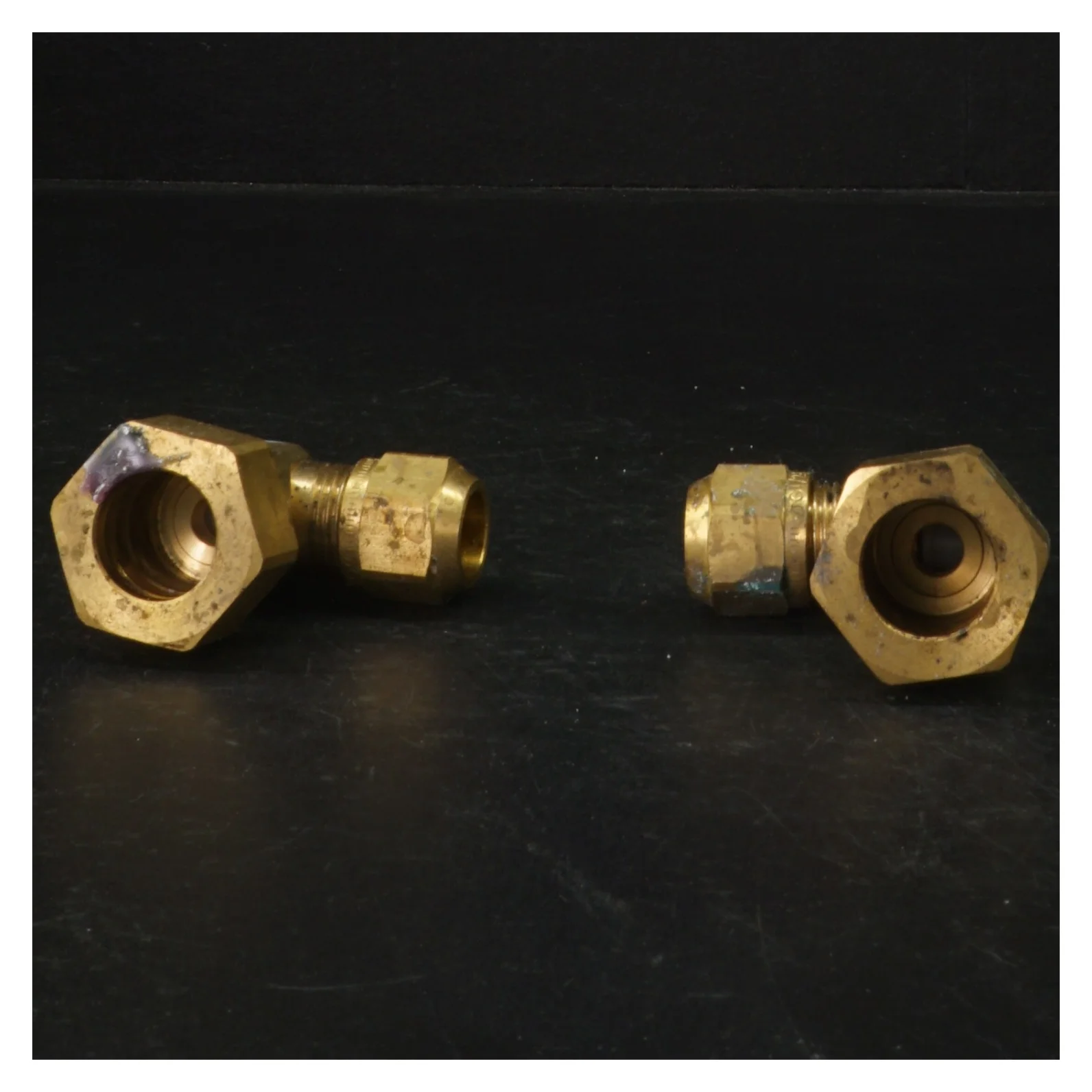 Messing albuefittings