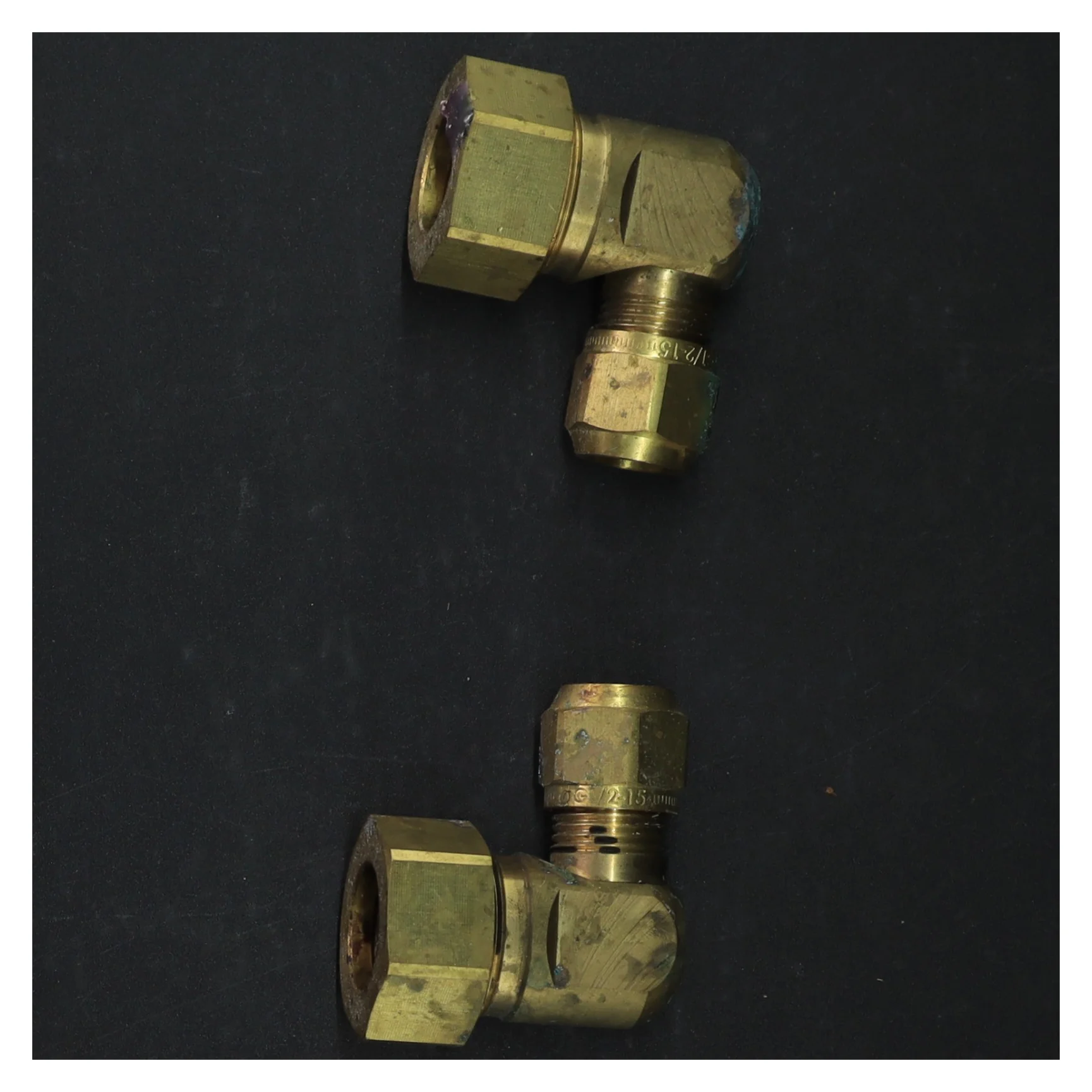 Messing albuefittings