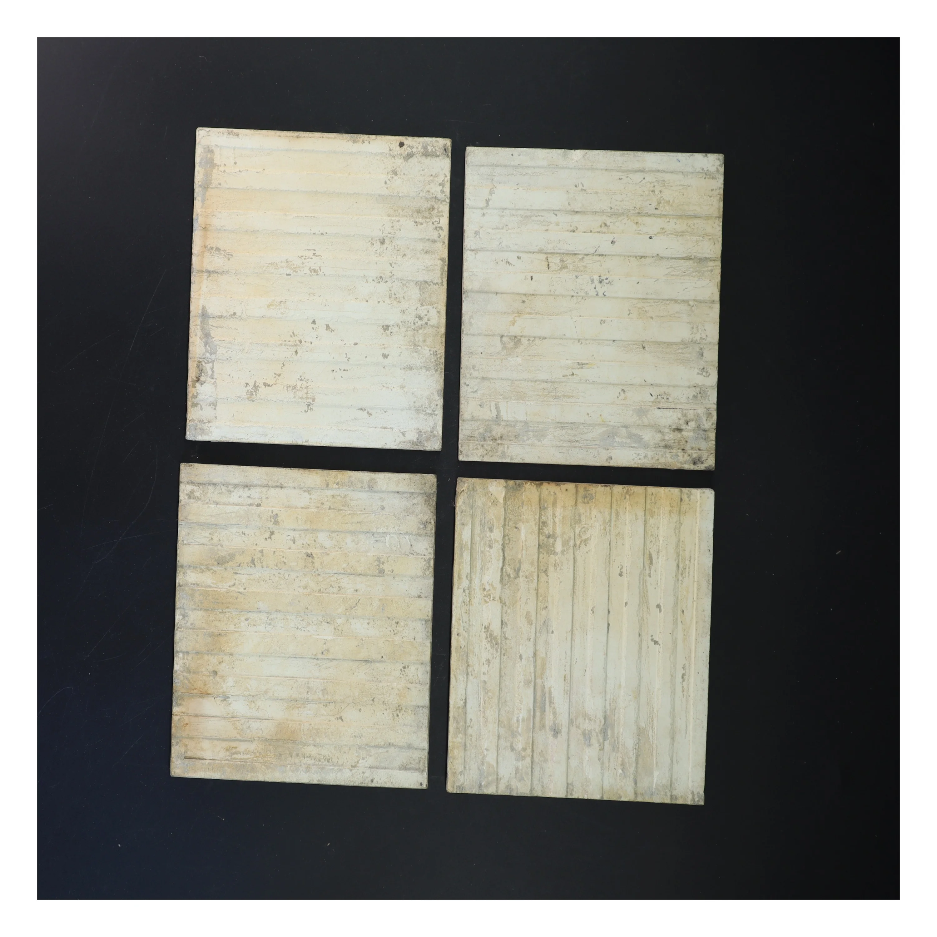 Fliser med havnemotiver (str. 15,5 cm. x, 15,5 cm. 4 styk)