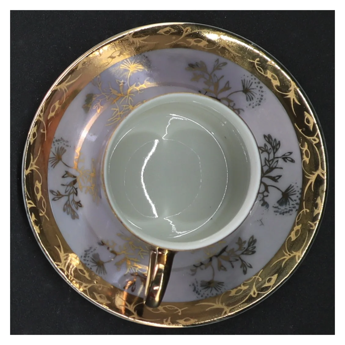 Porcelænskop med underkop (str. H 6 cm)