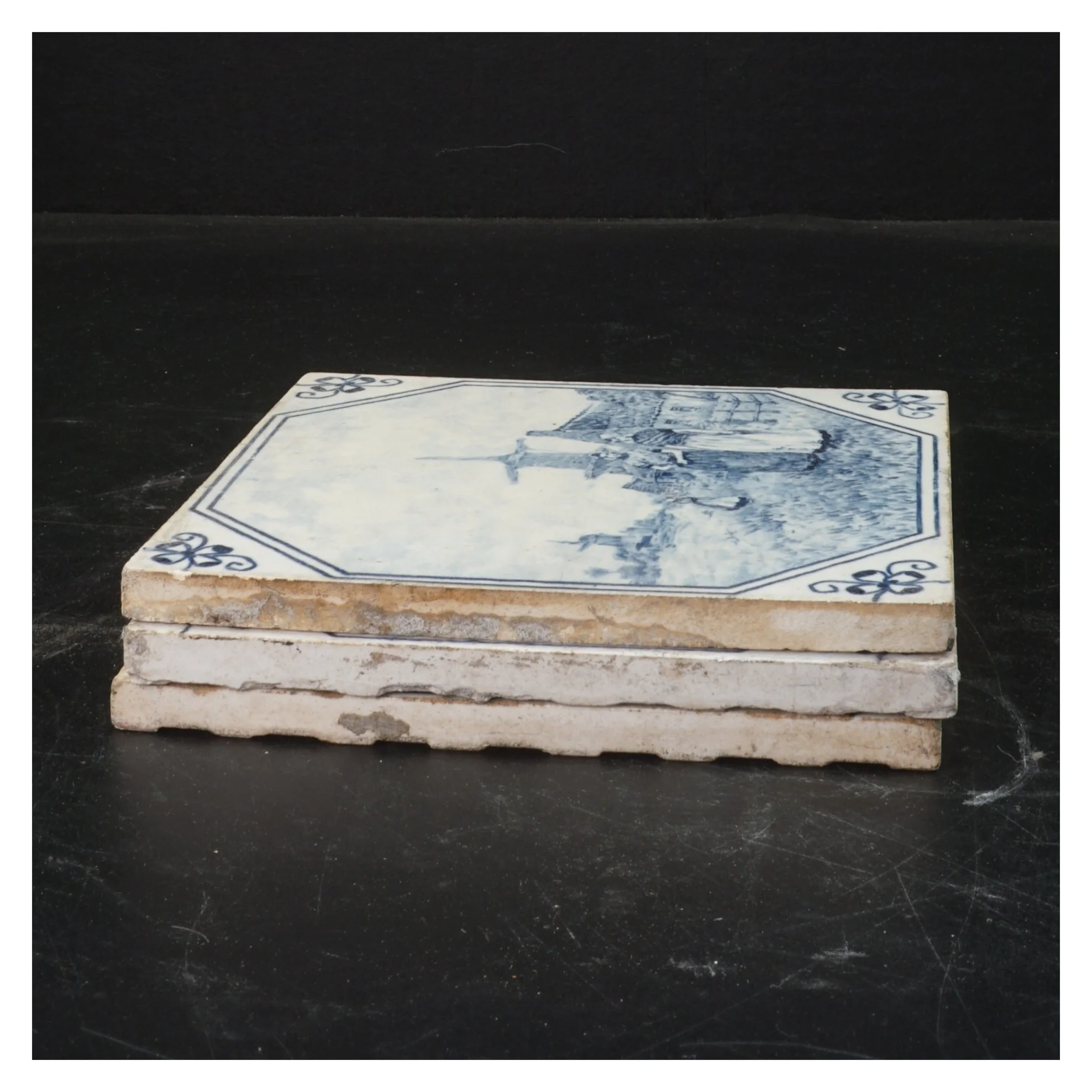 Dekorative kakler (str. 15,5 cm. x, 15,5 cm. 3 styk)