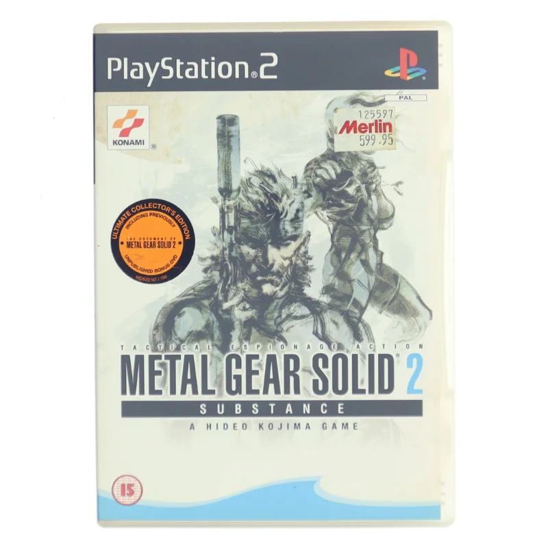 Metal Gear Solid 2: Substance - PS2 fra Konami