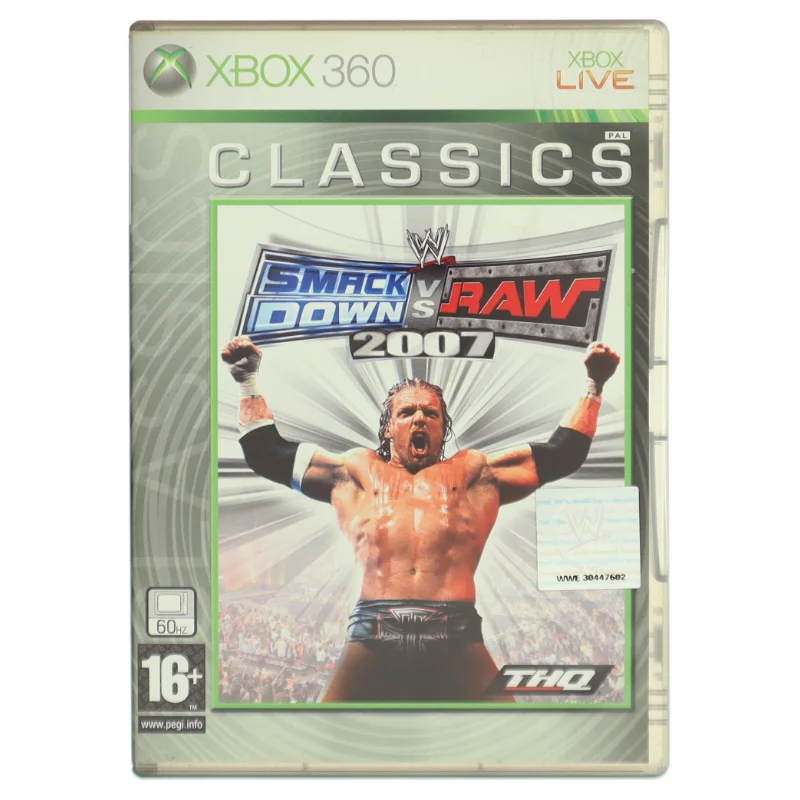 WWE SmackDown vs. Raw 2007 Xbox 360 Spil fra THQ