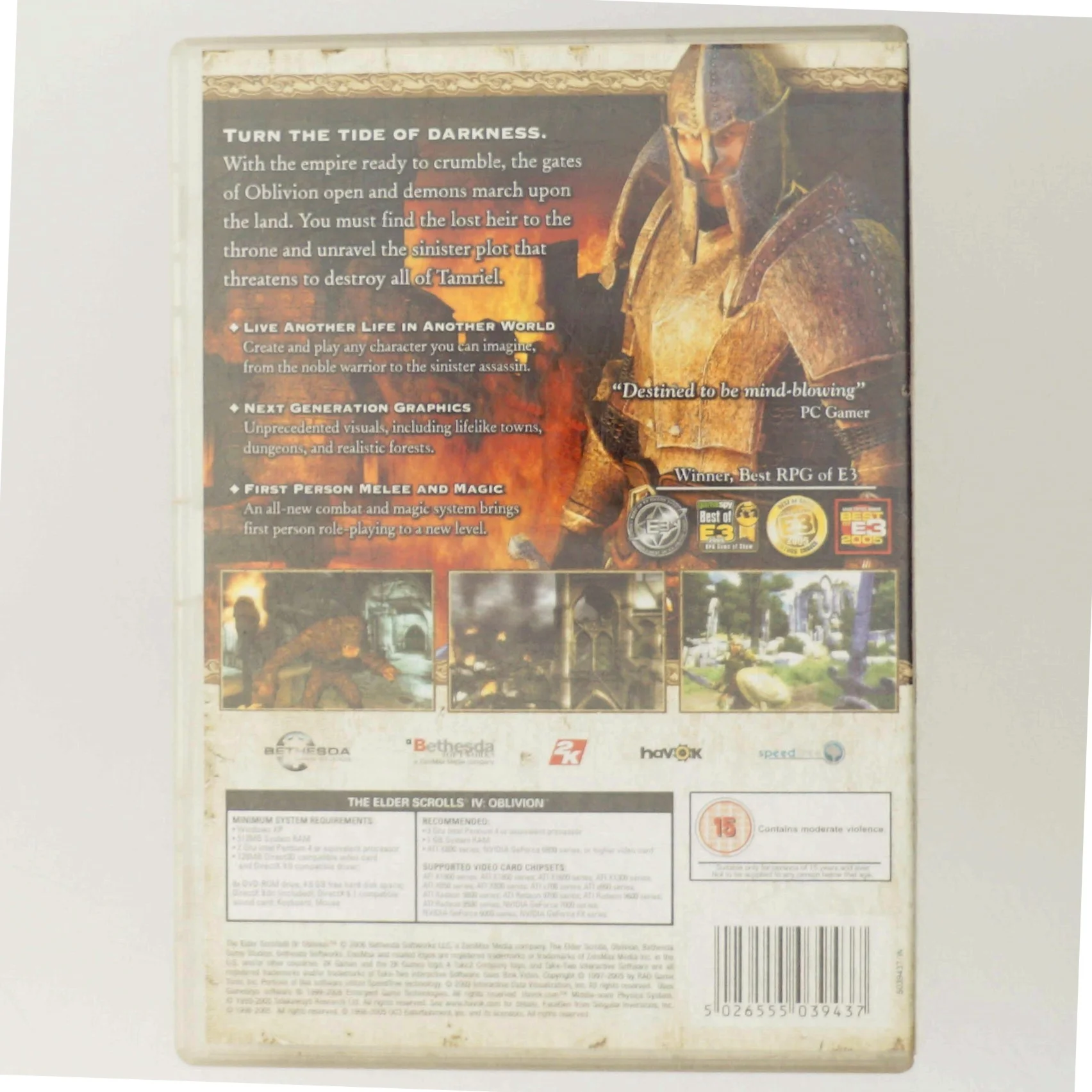 The Elder Scrolls IV: Oblivion PC-spil fra Bethesda