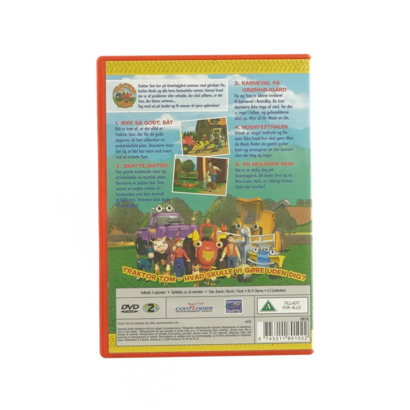 Tractor Tom - Skattejagten og andre historier (DVD)