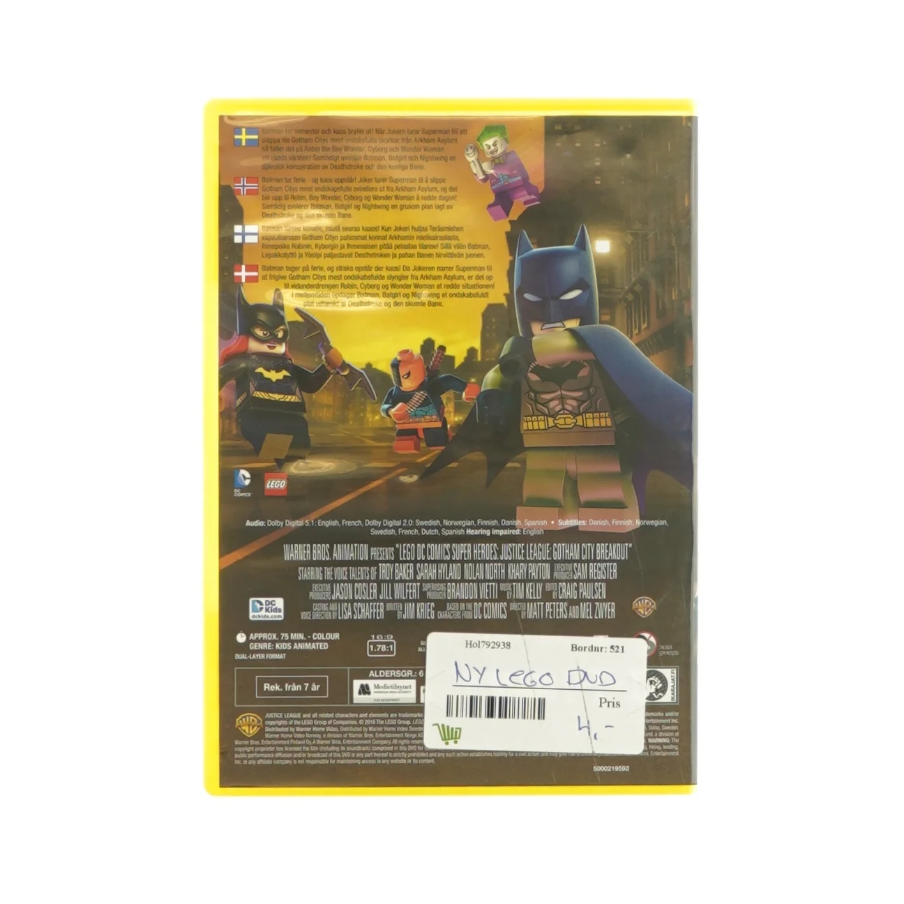 Lego Justice league, Gotham city breakout (DVD)
