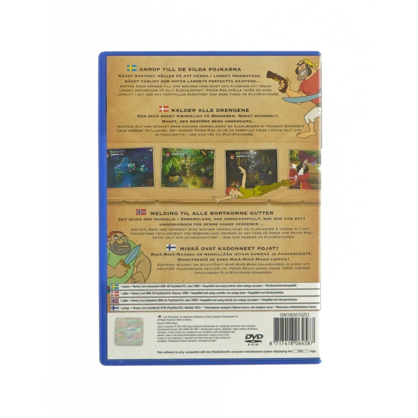 Peter Pan - The legend of Neverland til playstation 2 (Spil)