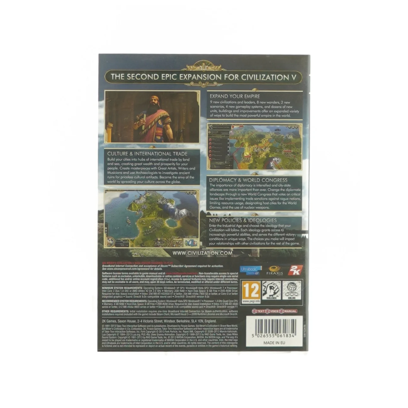 Civilisation brave new world - Expansion pack (Spil)