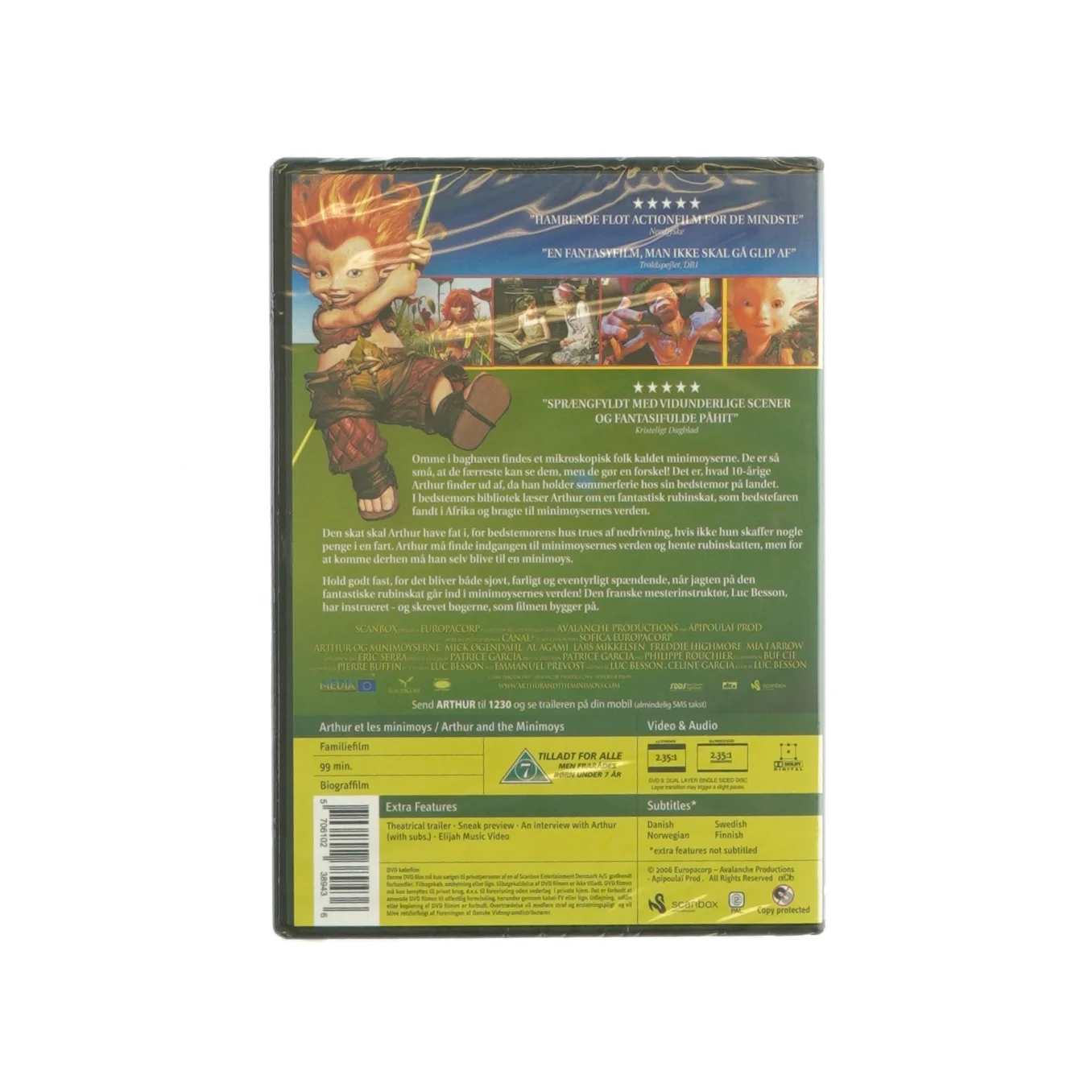 Arthur og minimoyserne (DVD)