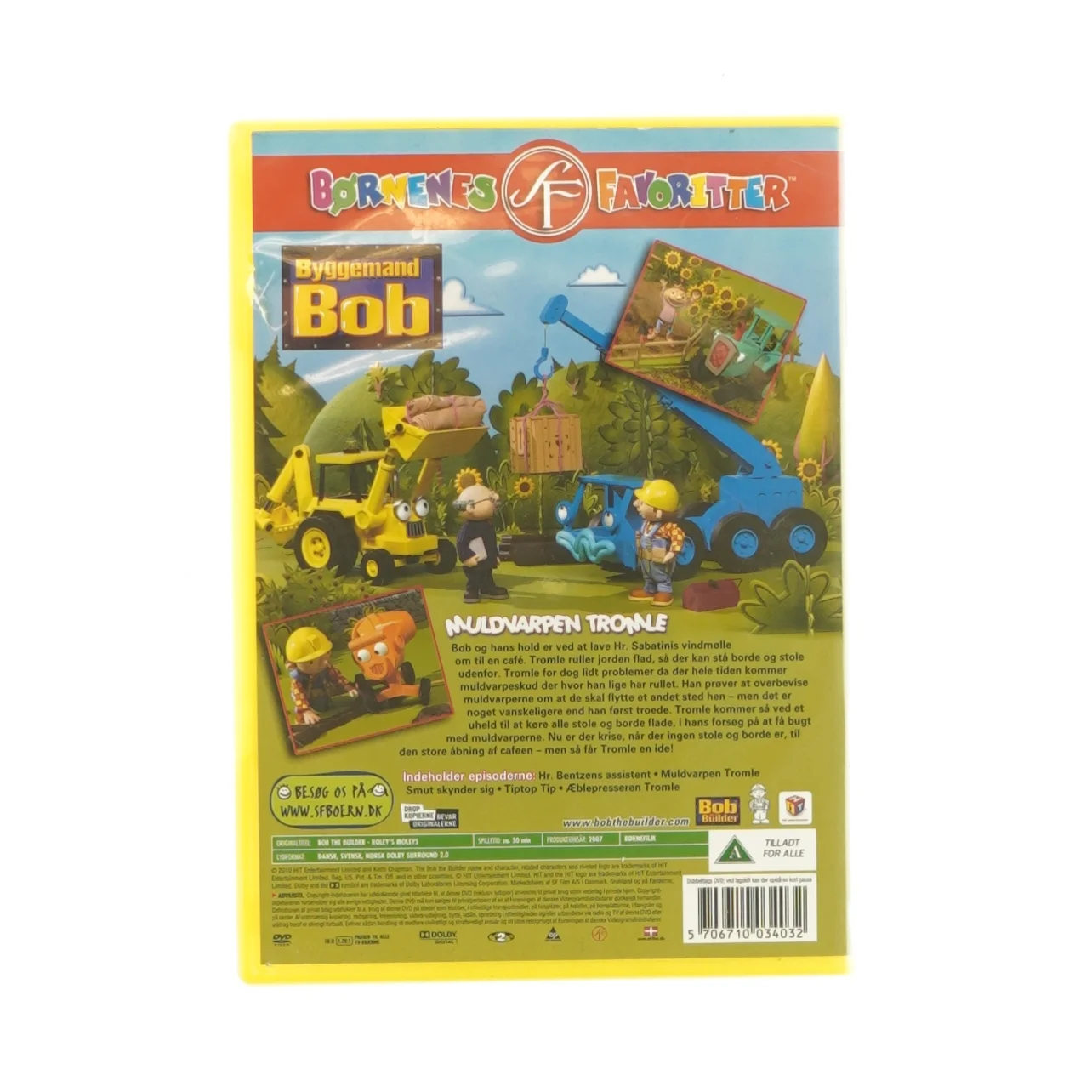 Byggemand Bob - muldvarpen tromle (DVD)