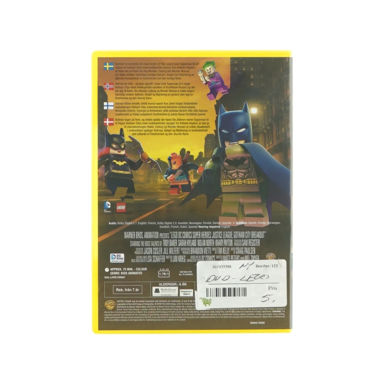 Lego - Justice league, Gotham city breakout (DVD)