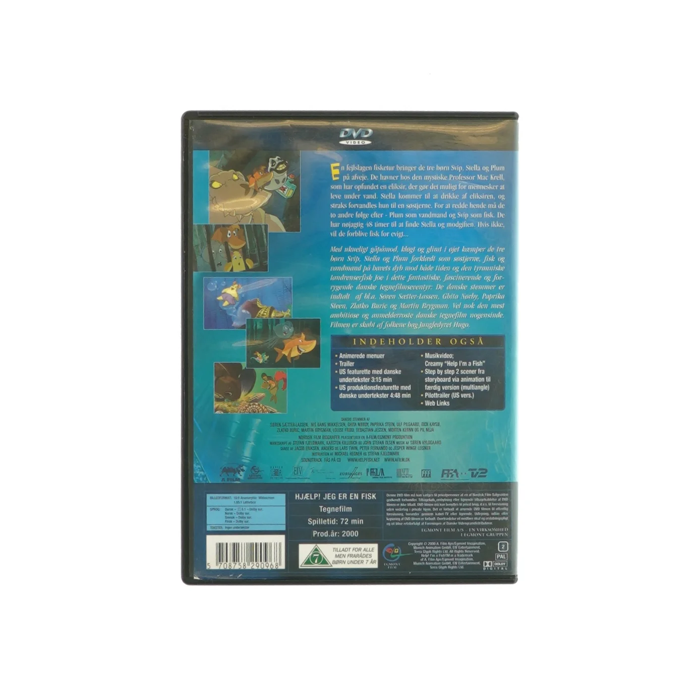 Hjælp jeg er en fisk (DVD)