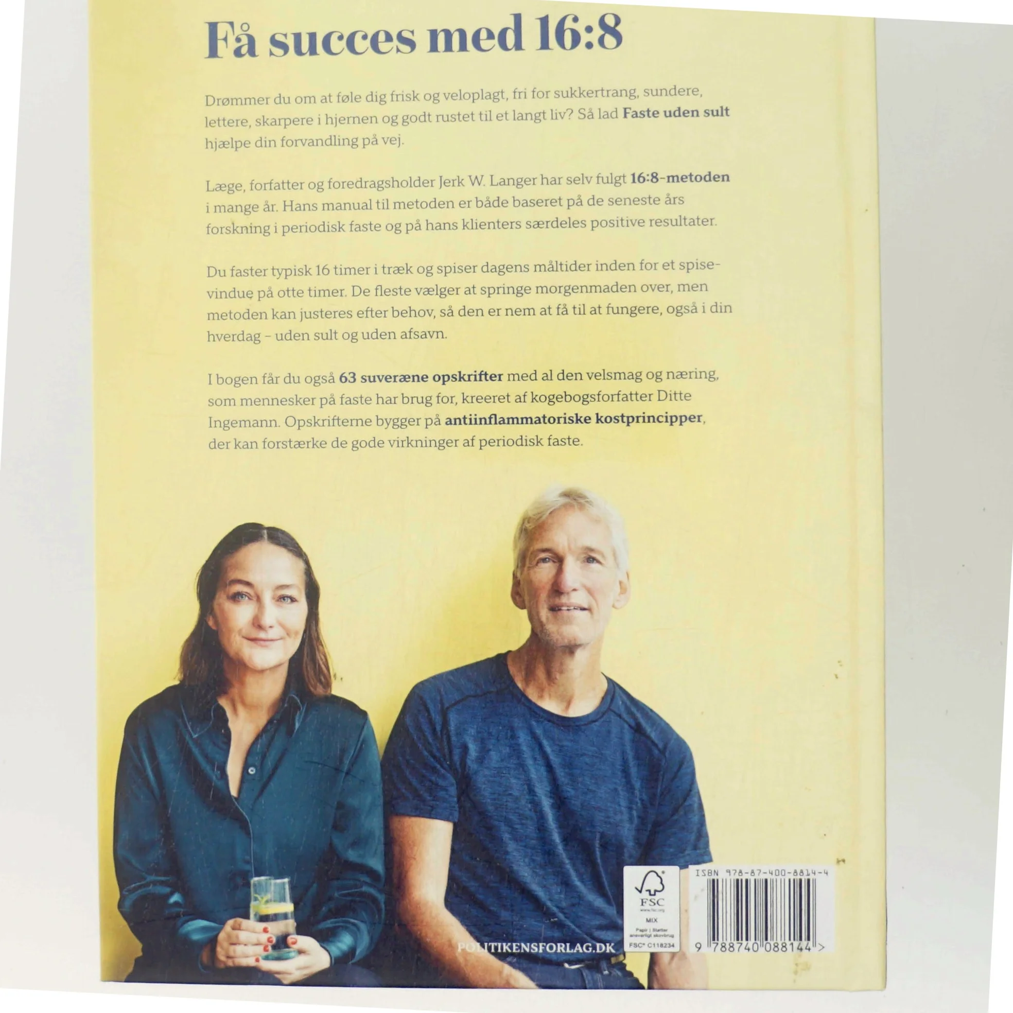 Faste uden sult : mere energi, sundere krop, naturligt vægttab af Jerk W. Langer (Bog)