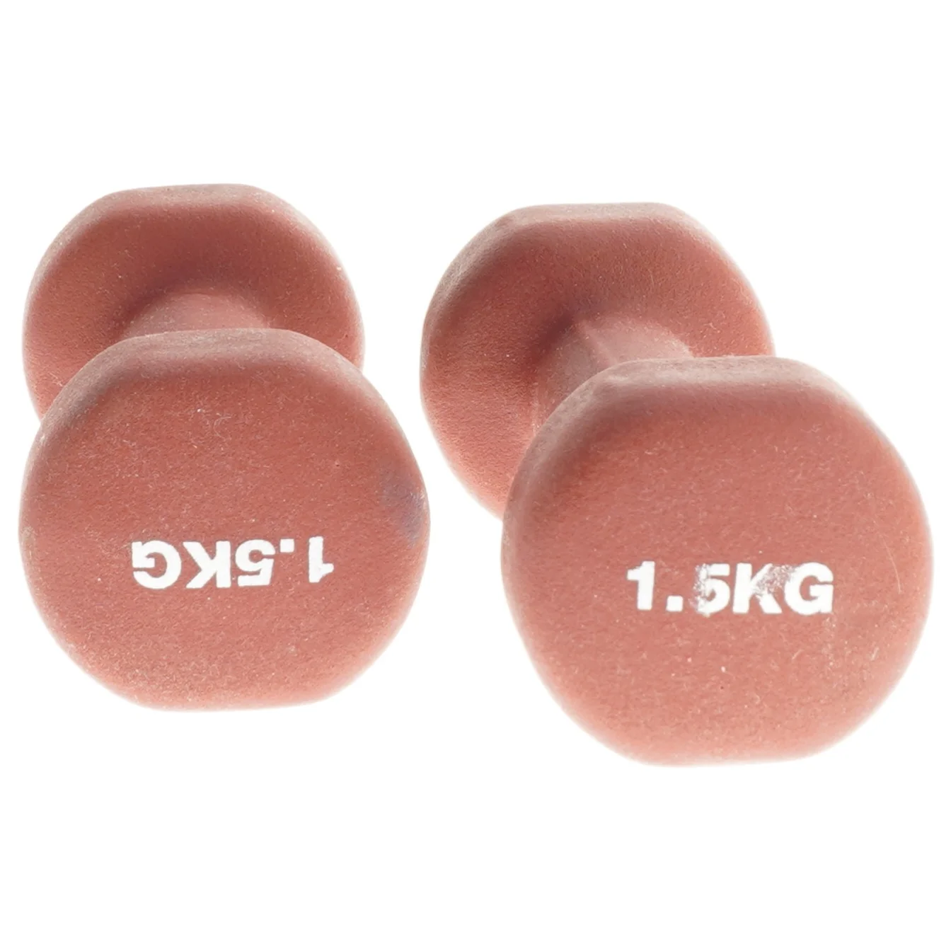 Røde håndvægte 1,5 kg (str. 15,5 cm)