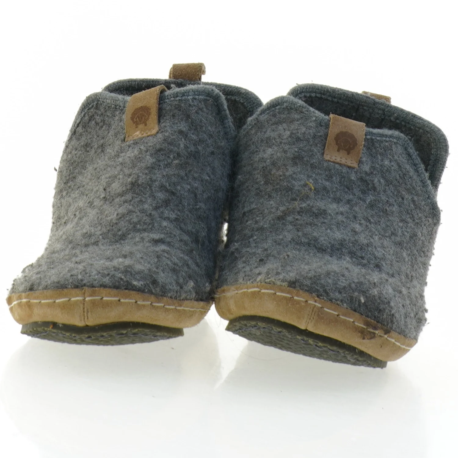 Filtede uldhjemmesko (str. 22 cm)
