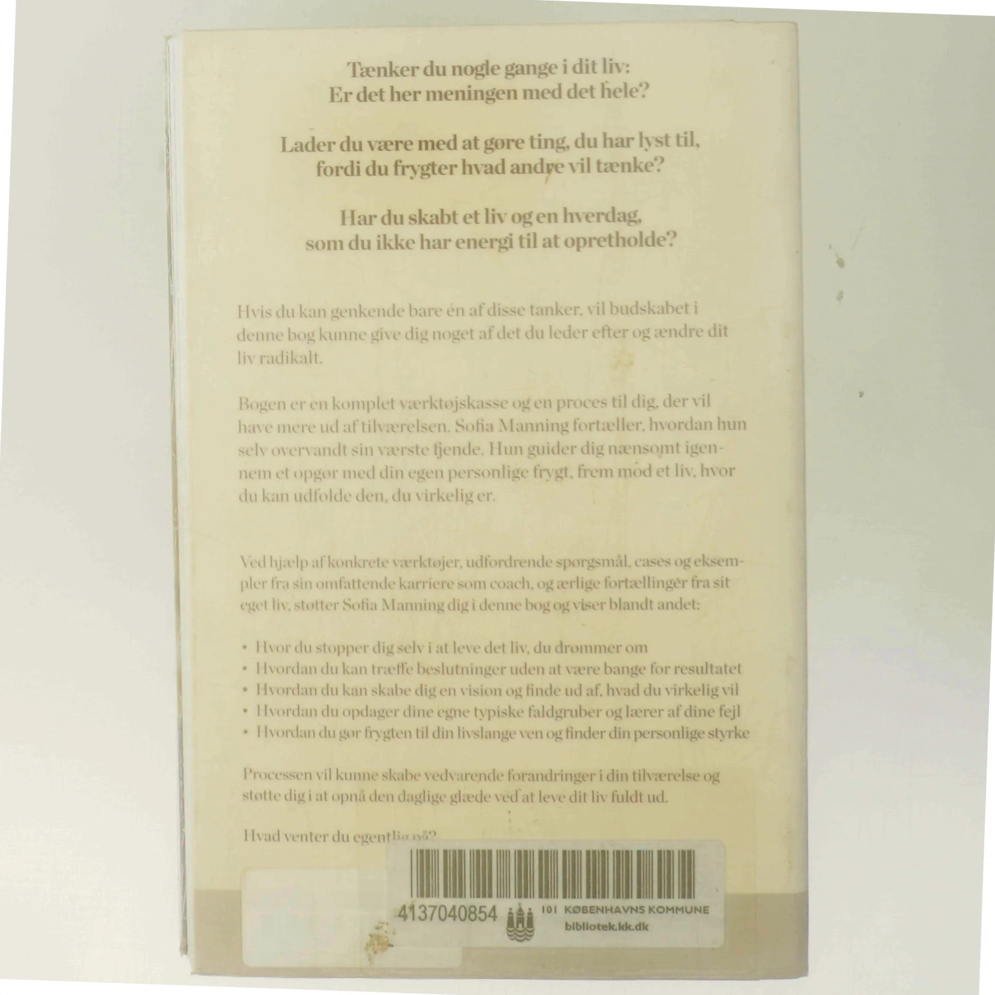 Hvad venter du egentlig på? af Sofia Manning (Bog)