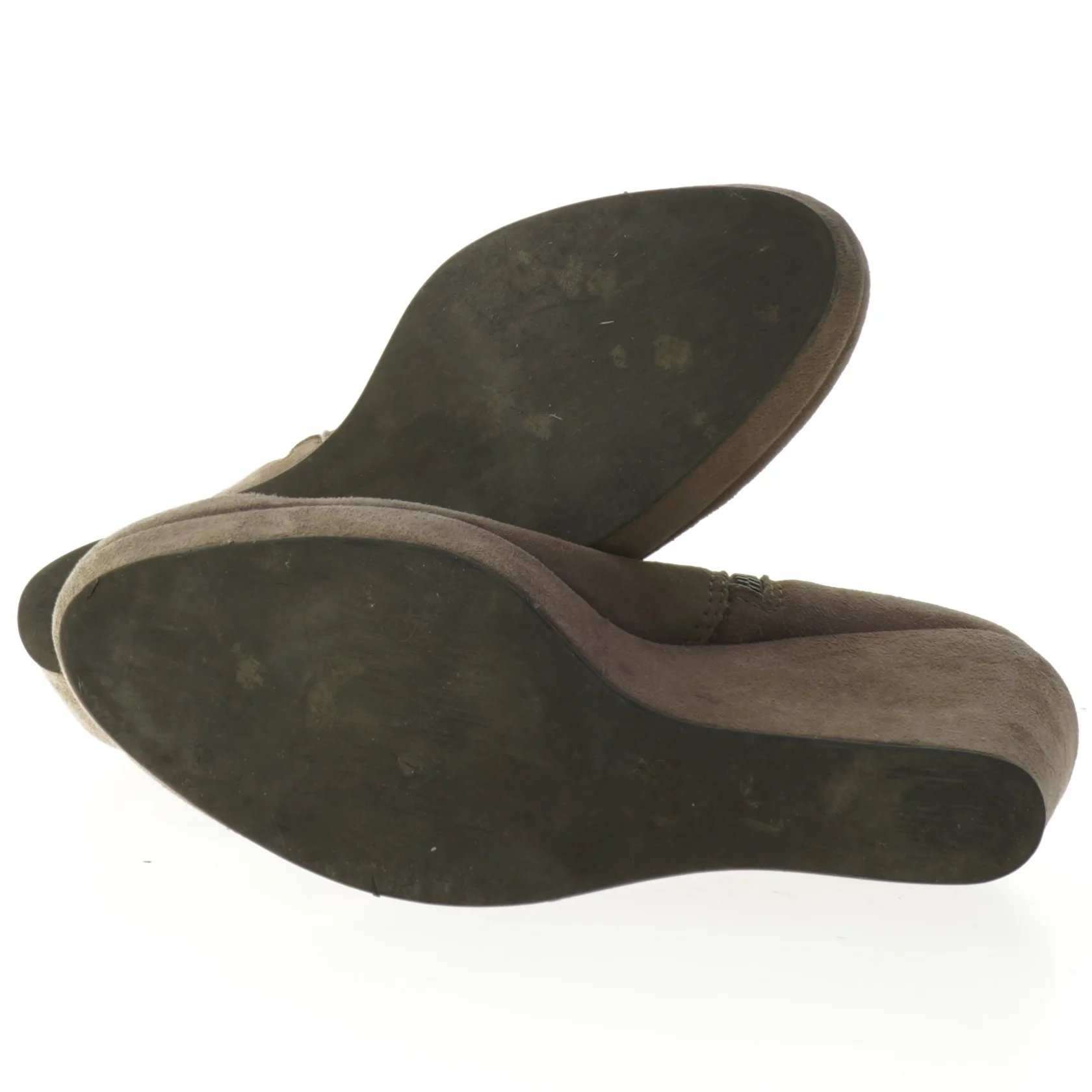 Brune støvletter med kilehæl fra Gardenia (str. 40 )