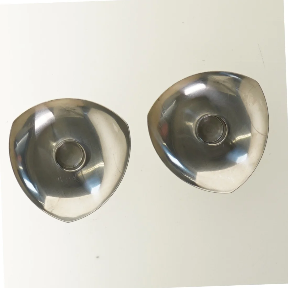 Rustfri stål lysestager fra Stelton (str. Ø 9,5 cm)