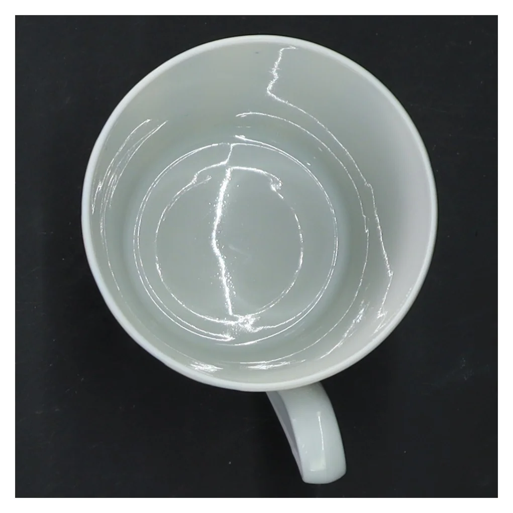 LyBlå stribe kaffekop fra Lyngby (str. Ø 7x7 cm)