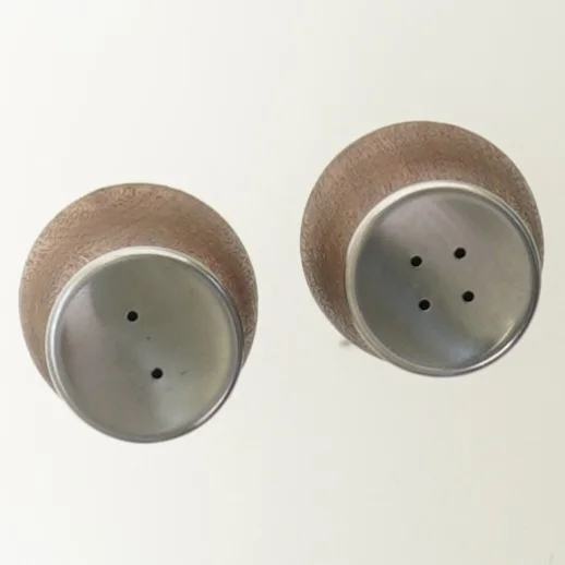 Salt og Peber Sæt i teak (str. 7 cm)