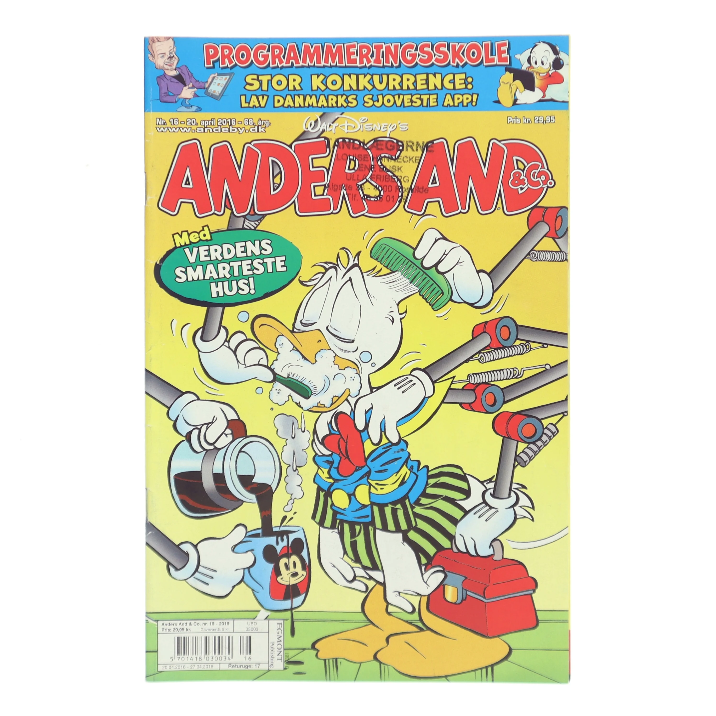 Nr. 16 - April 2015 af Walt Disney (Bog)