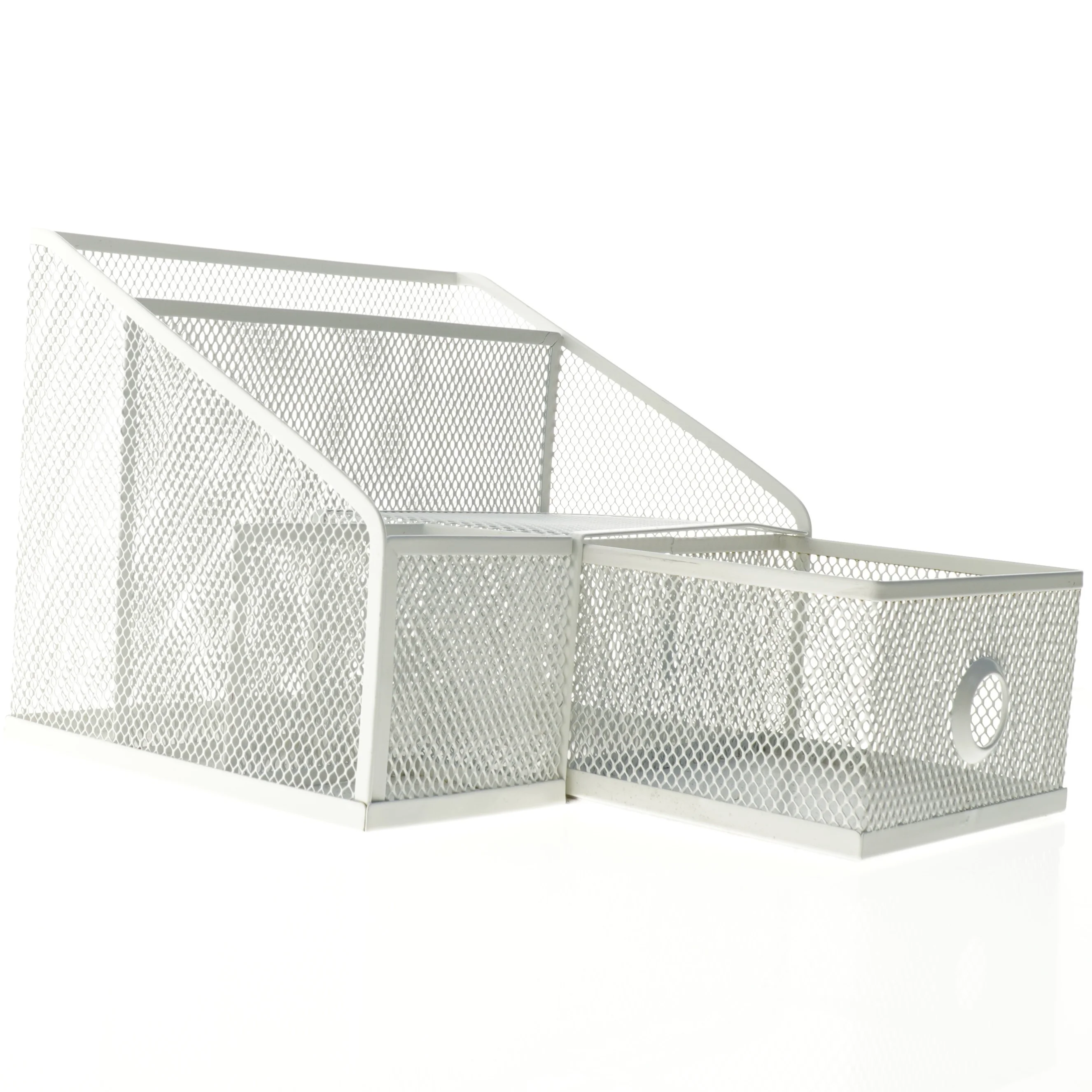 Metalmesh skrivebordsorganisator (str. 26 x 21 cm)