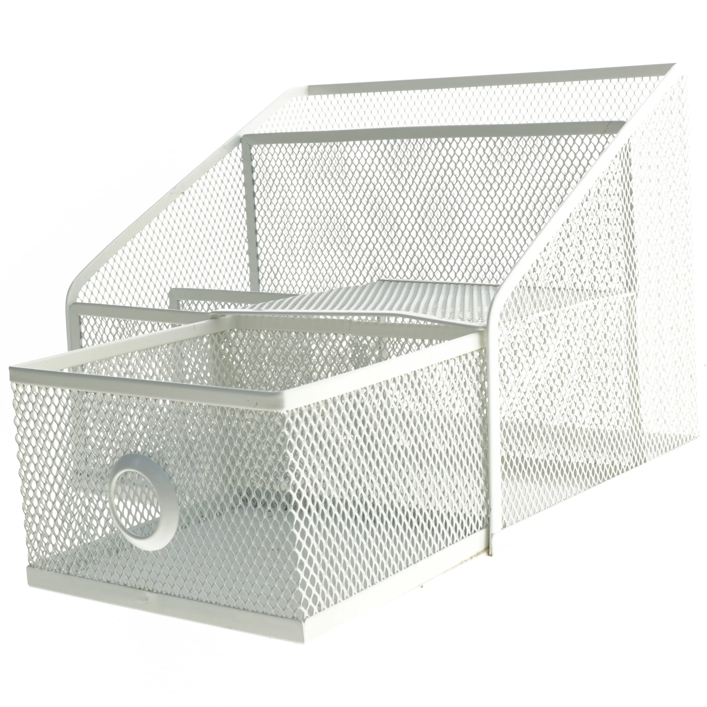 Metalmesh skrivebordsorganisator (str. 26 x 21 cm)