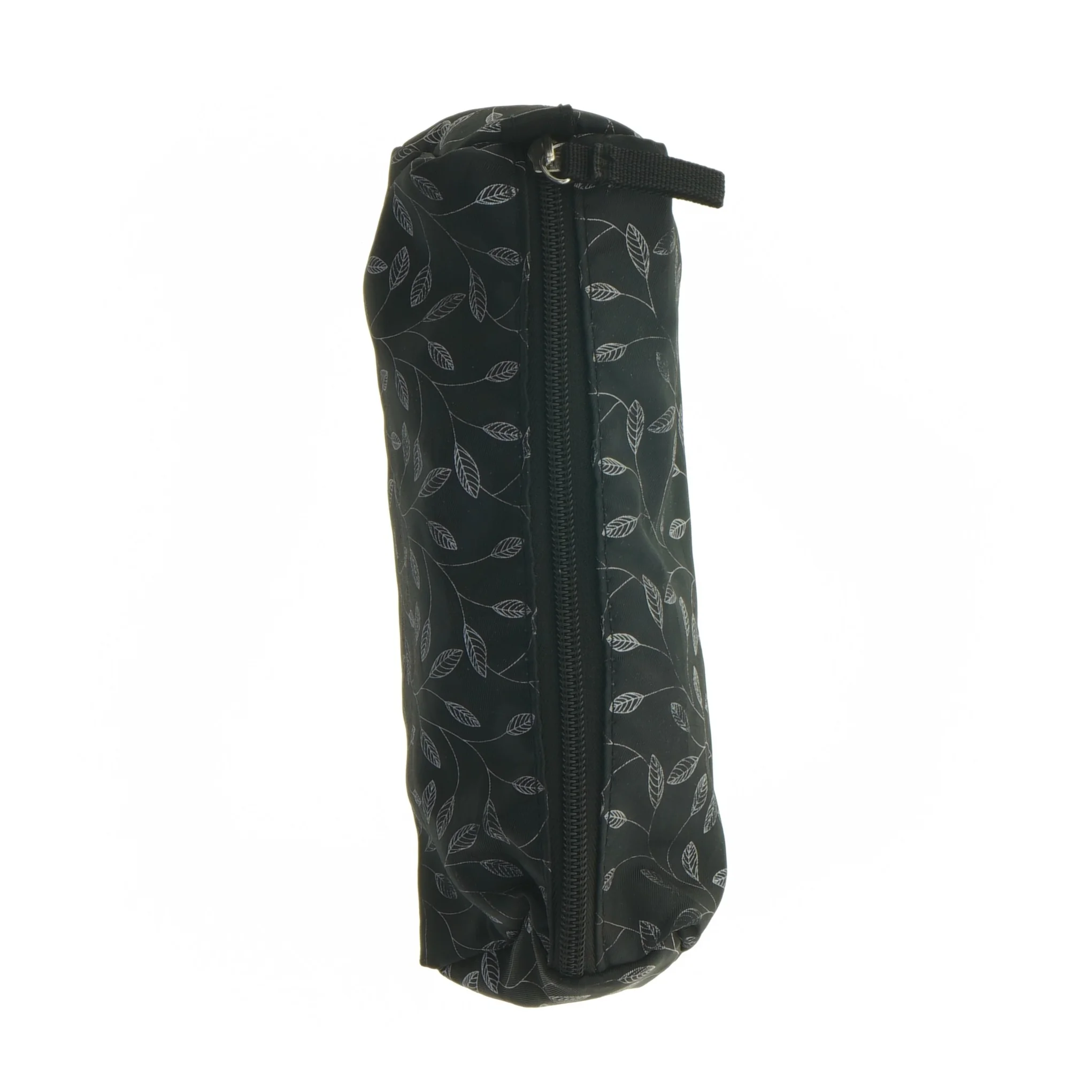 Sort penalhus med bladtryk (str. 25 cm. ja)