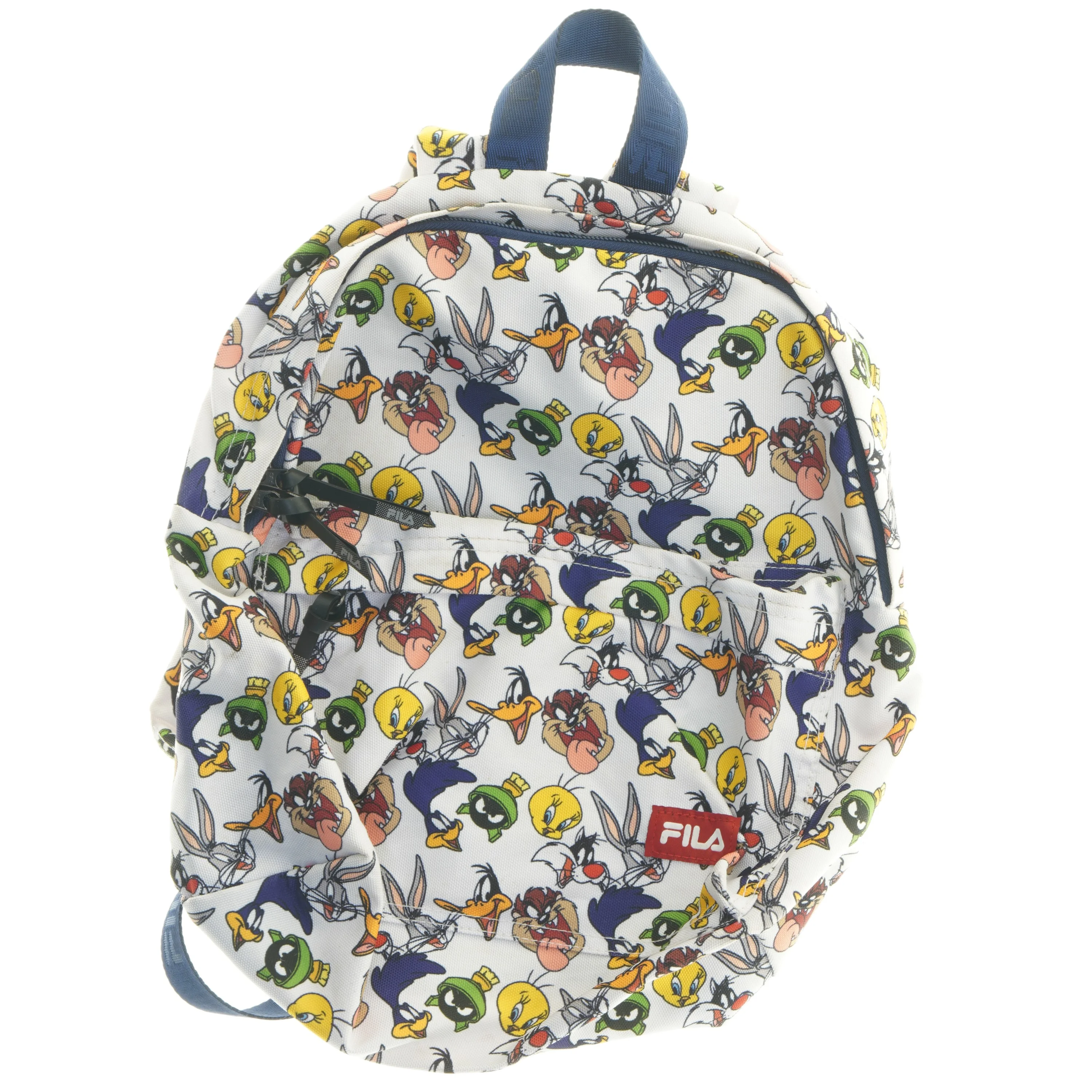 Rygs&aelig;k med tegneseriemotiv fra Fila (str. 37x32 cm)